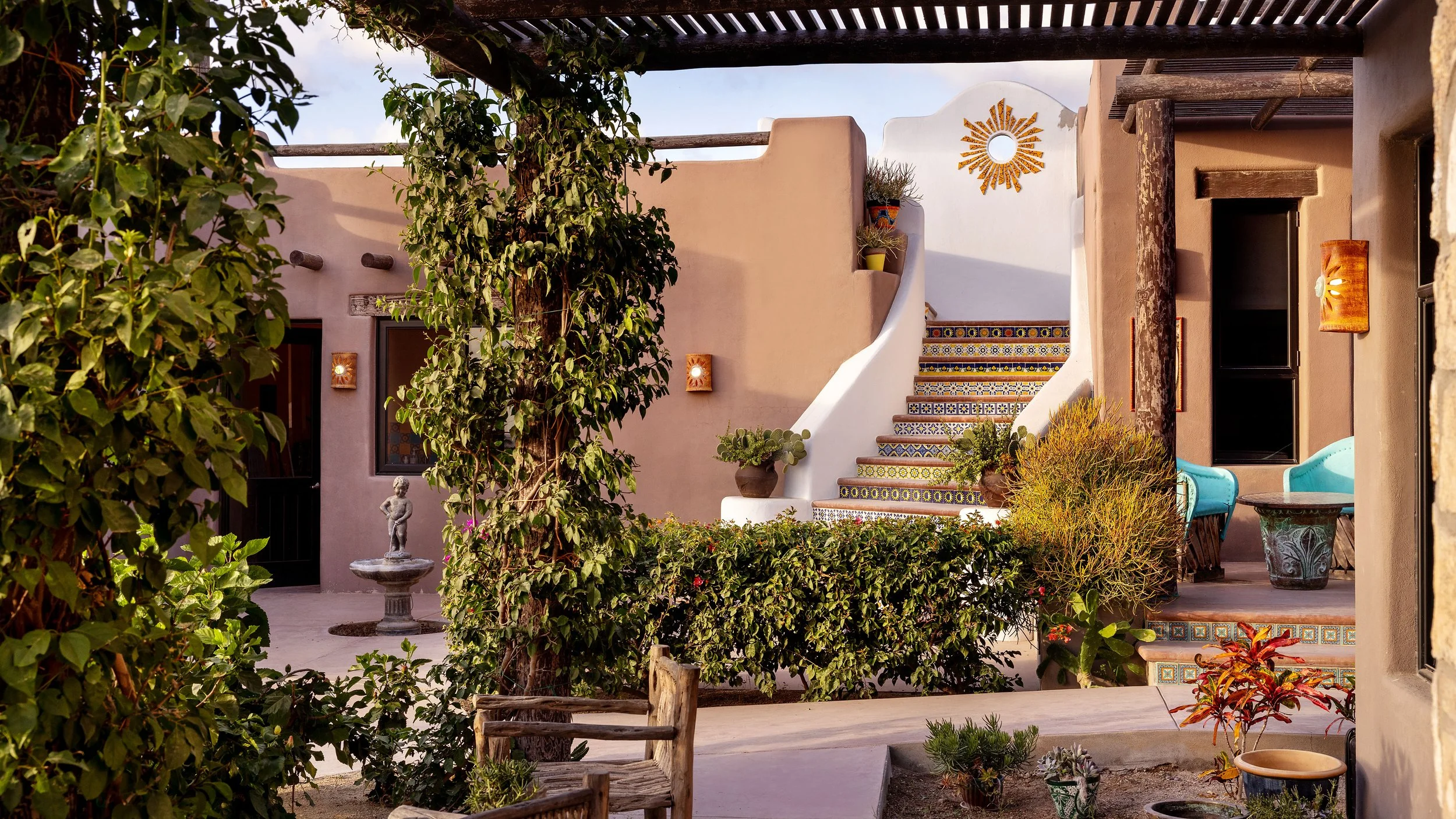 Casa Bohemia in Todos Santos, a Santa Fe inspired home