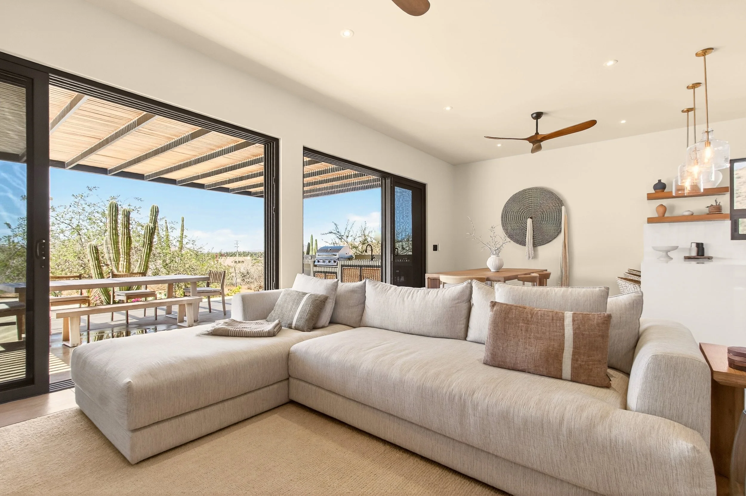 Luxury interior design at Villa Pacifica in Pescadero Baja Sur