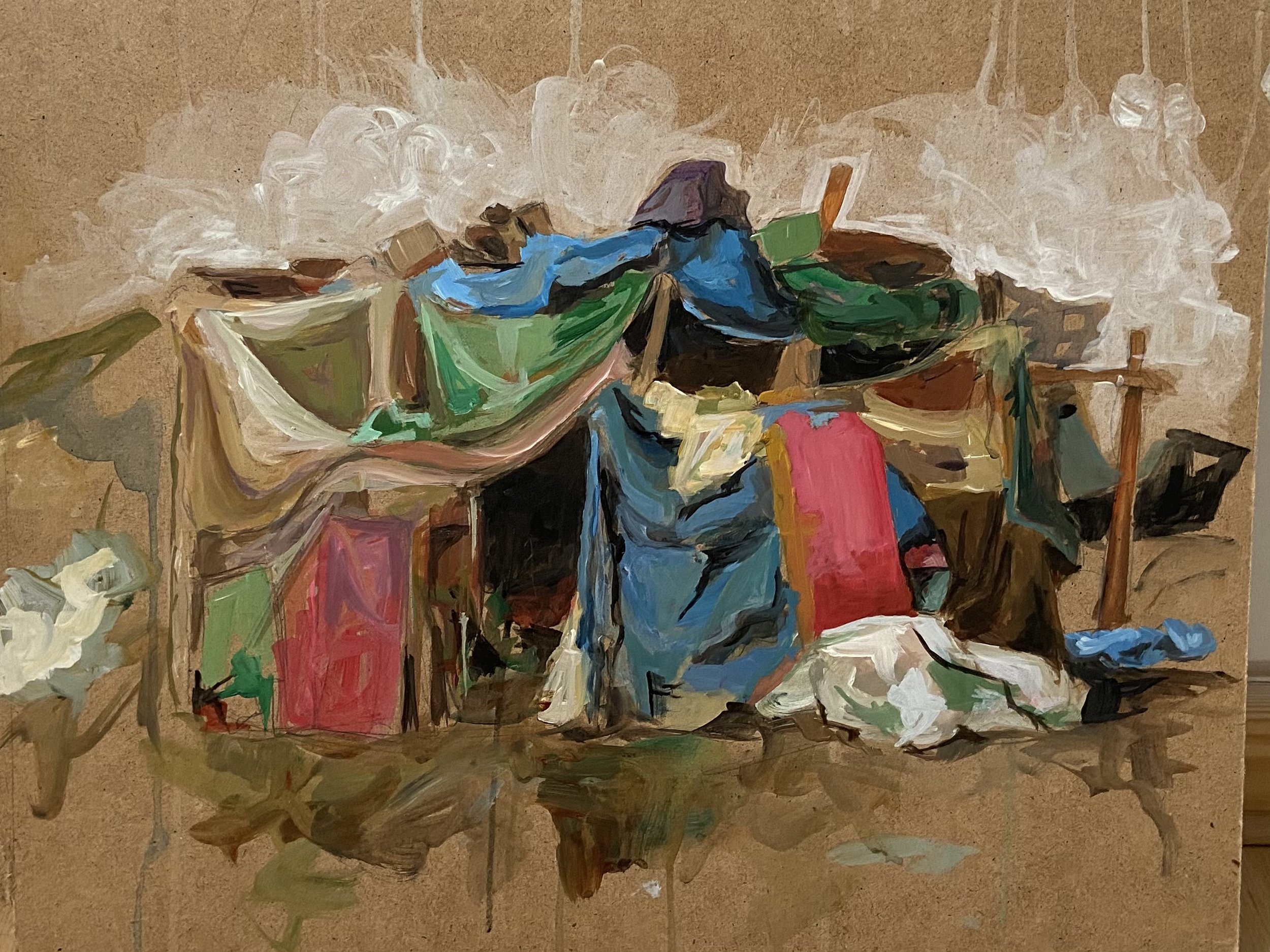 Home (2020) Acrylic on Board