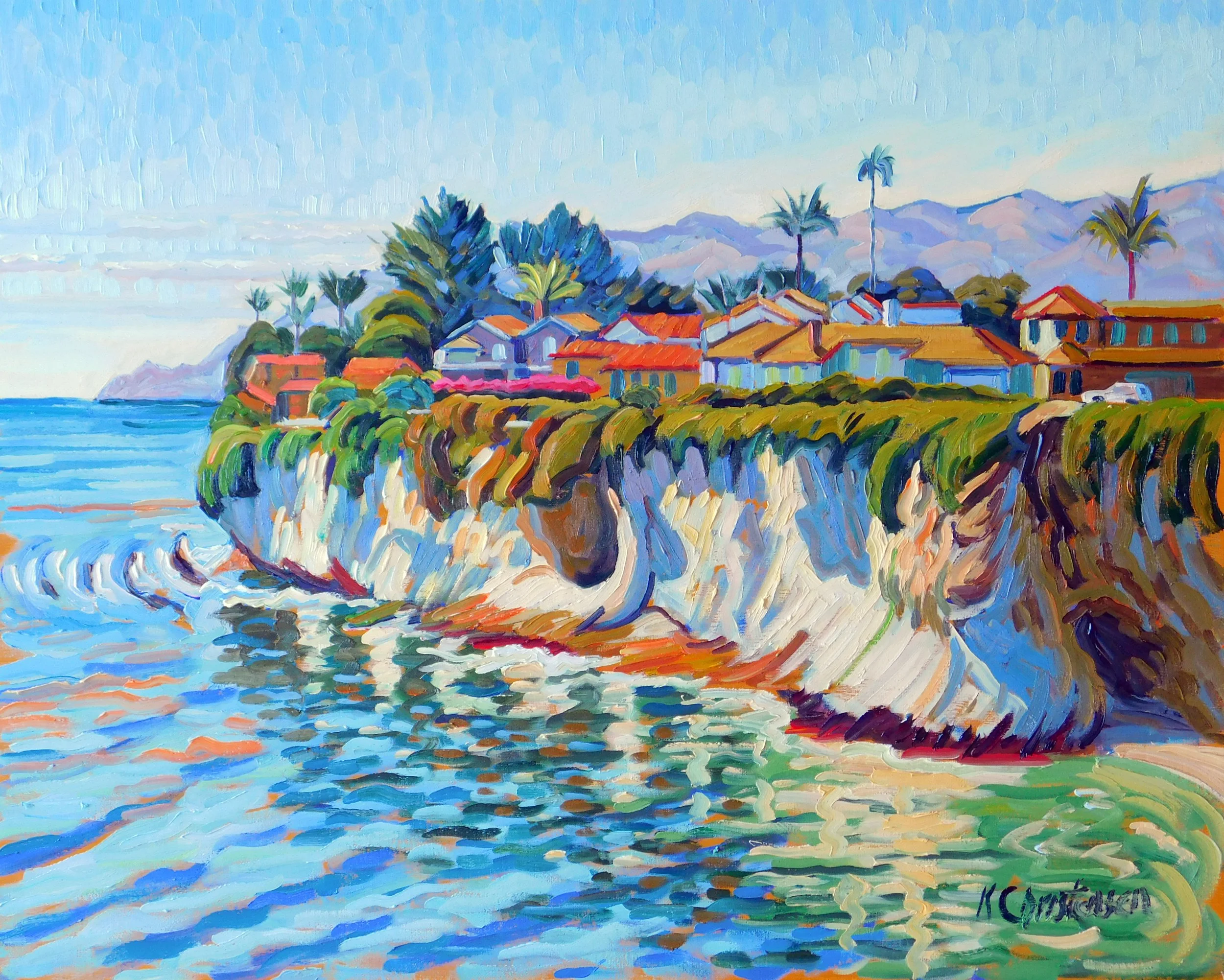 Artist:  Ken Christensen:
Medium: Oil Painting (on site):
Dates and Times: May 12th, 1 to 5:30 PM:
Location: Carmel Beach (at the end of Ocean Dr):
$120 per person:
Four student minimum, ten maximum:
All levels are acceptable but must have experience
