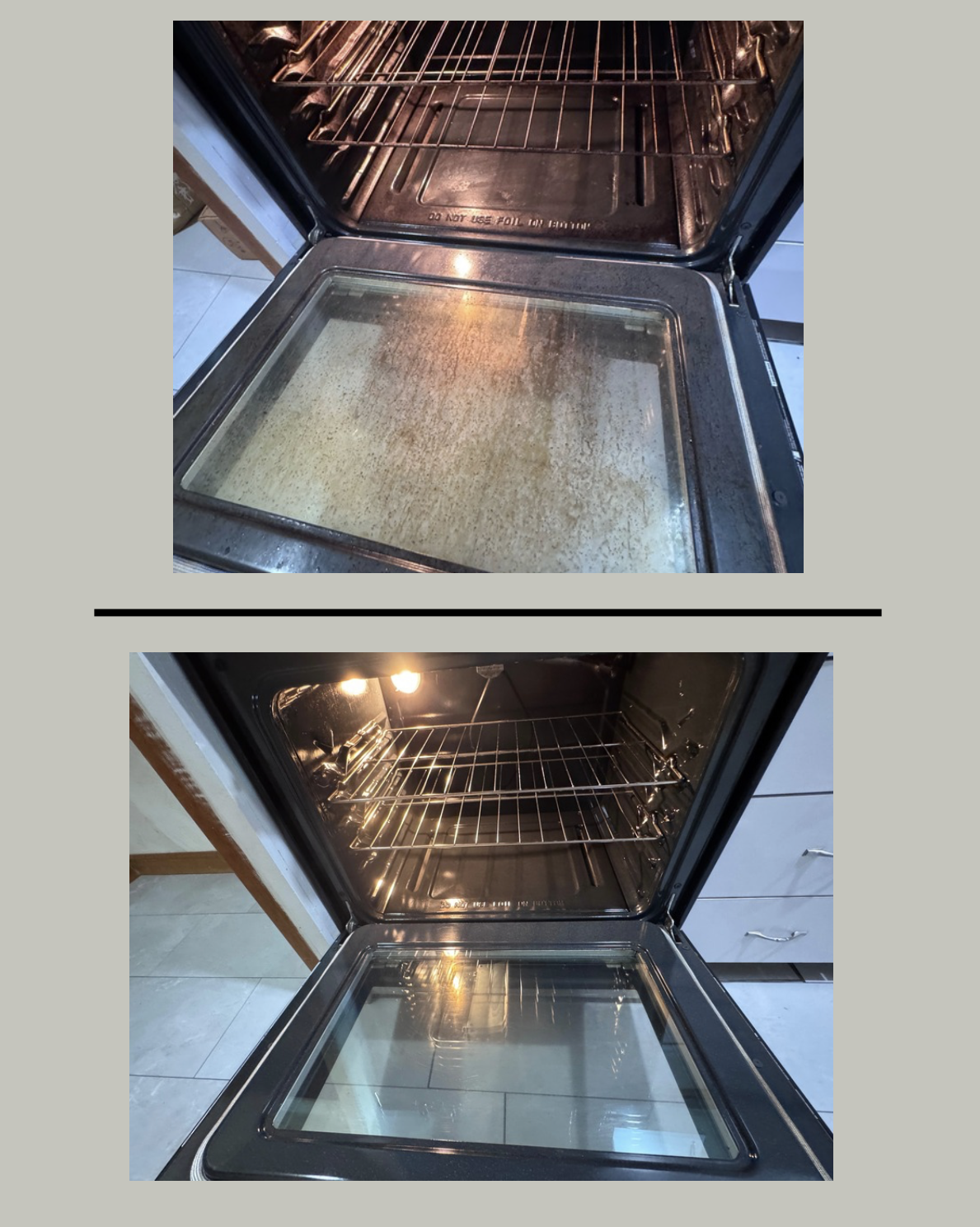 Detailed interior oven work for an apartment Move-In cleaning in Greater Boston