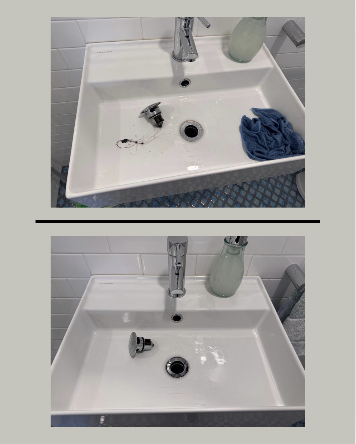 This drain got some extra TLC during a turnover cleaning of one of our favorite airbnb's in East Boston.
