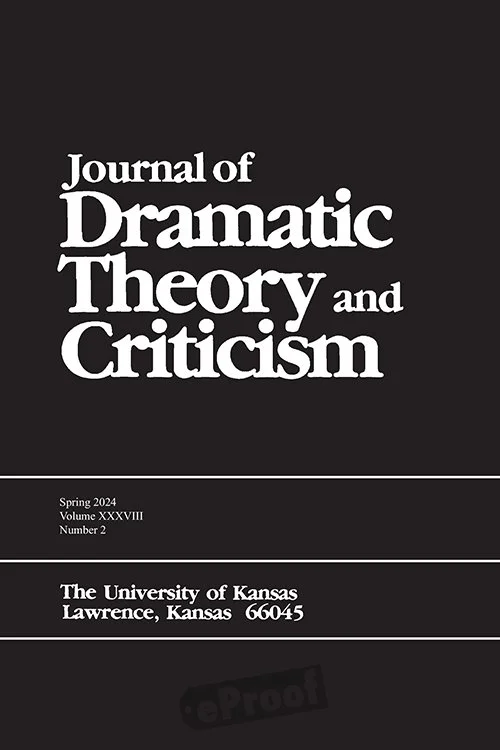 Call for Editors: Journal of Dramatic Theory and Criticism