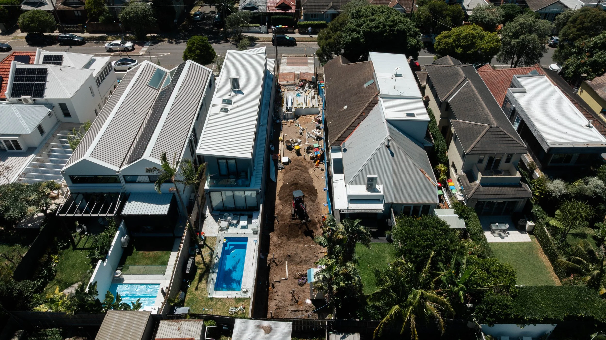 house under construction in Bondi