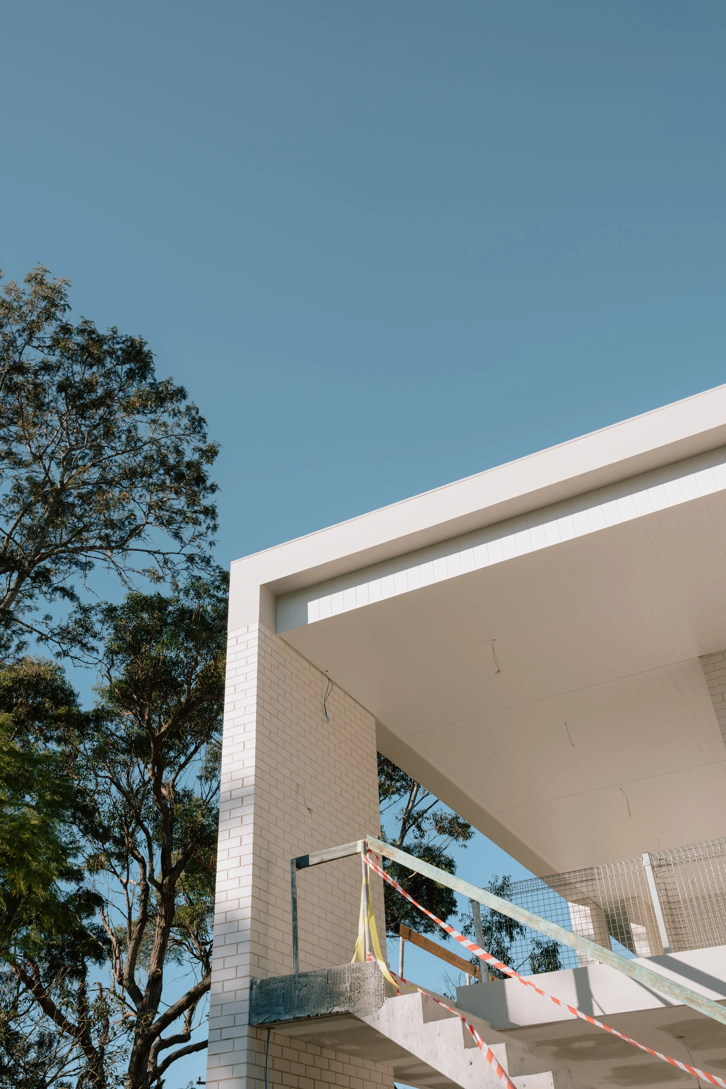 In-progress of custom-made home in Lane Cove