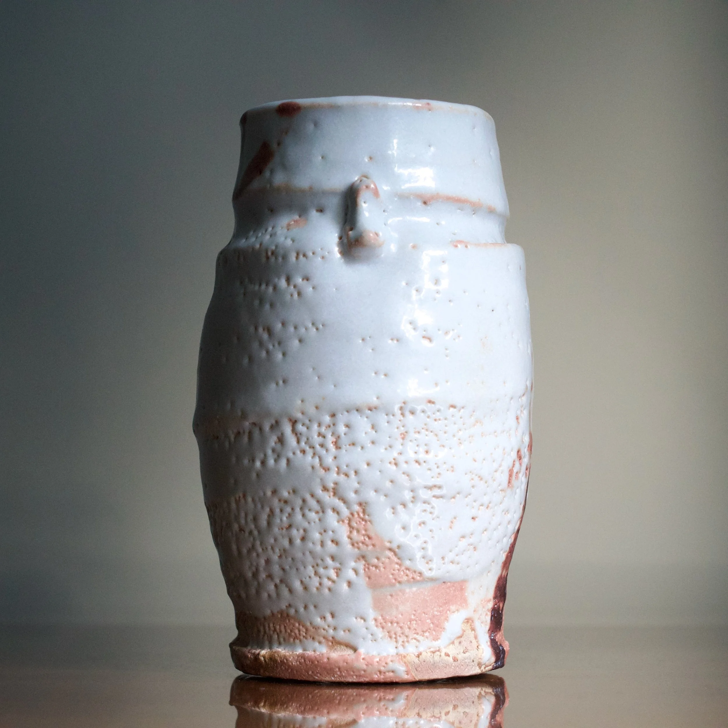 Ken Matsuzaki shino vase 