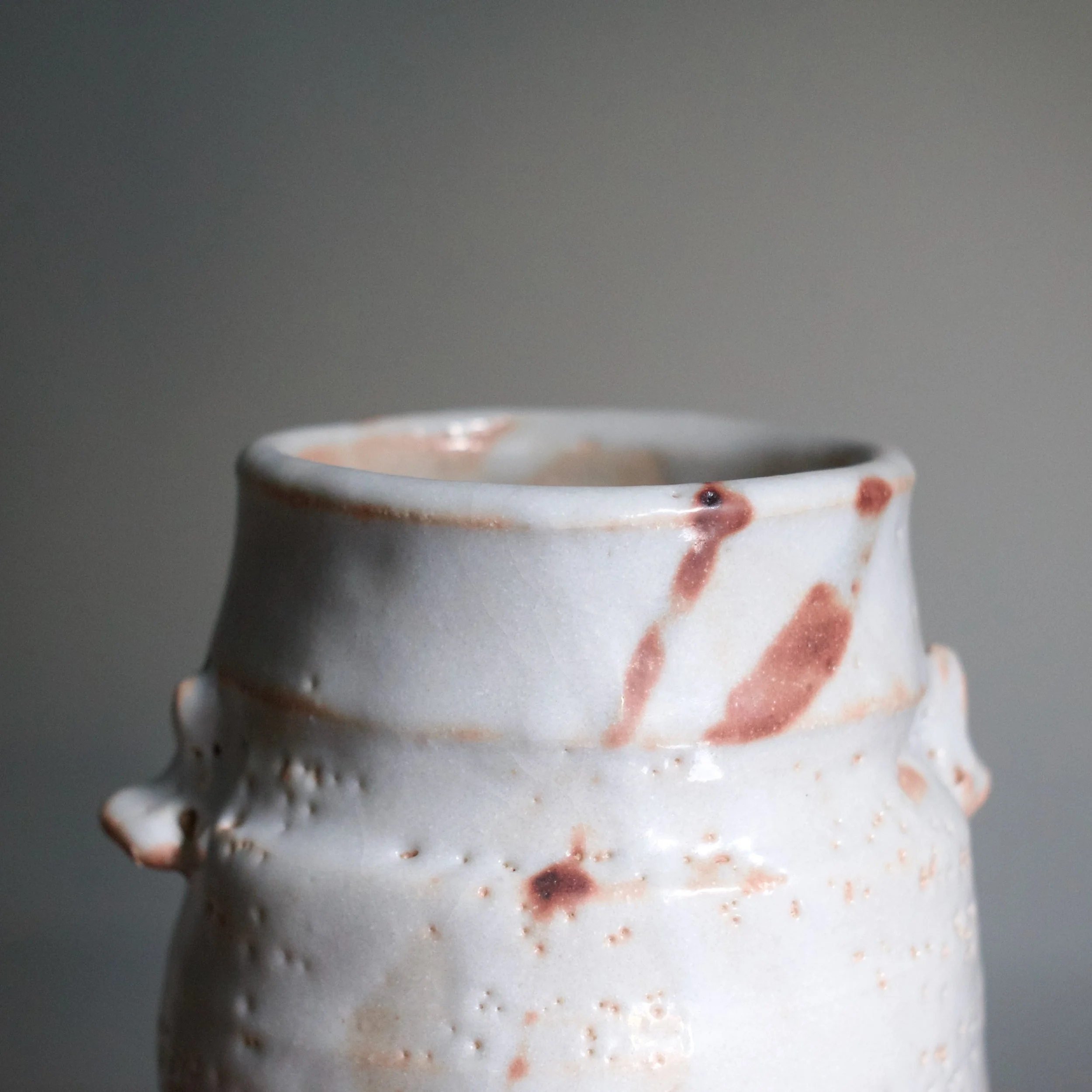 Ken Matsuzaki shino vase 