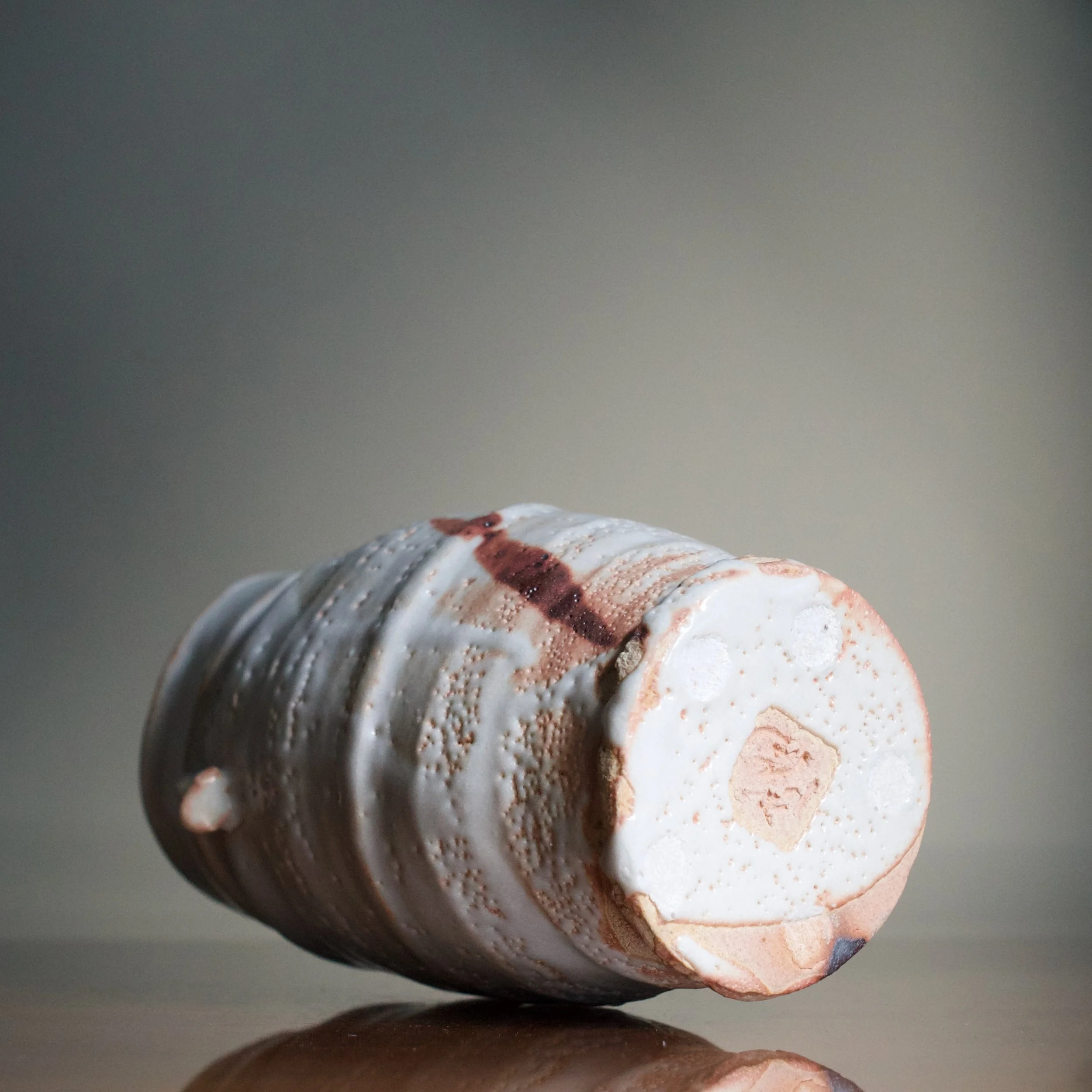 Ken Matsuzaki shino vase 