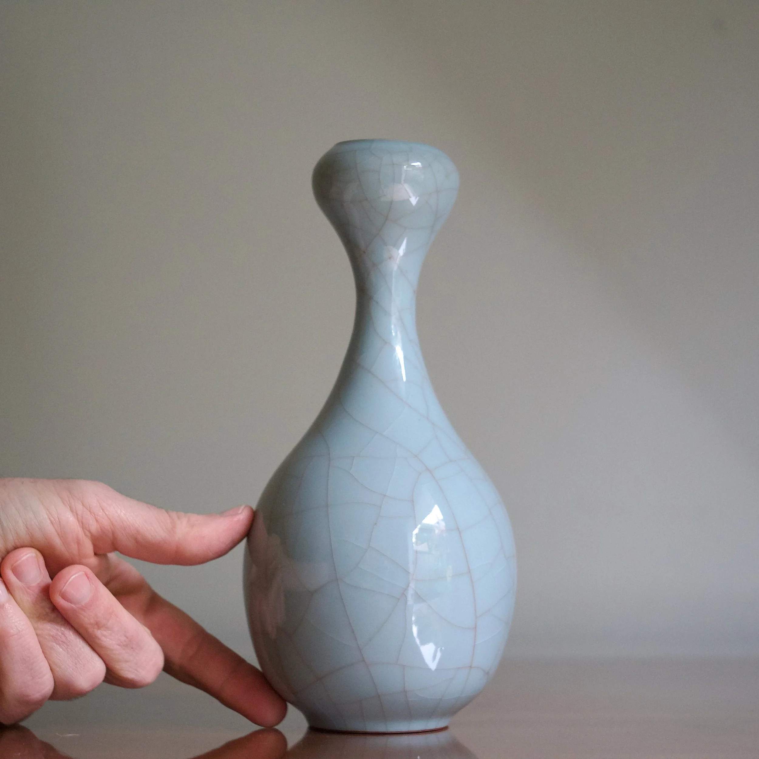 Shinobu Kawase celadon vase