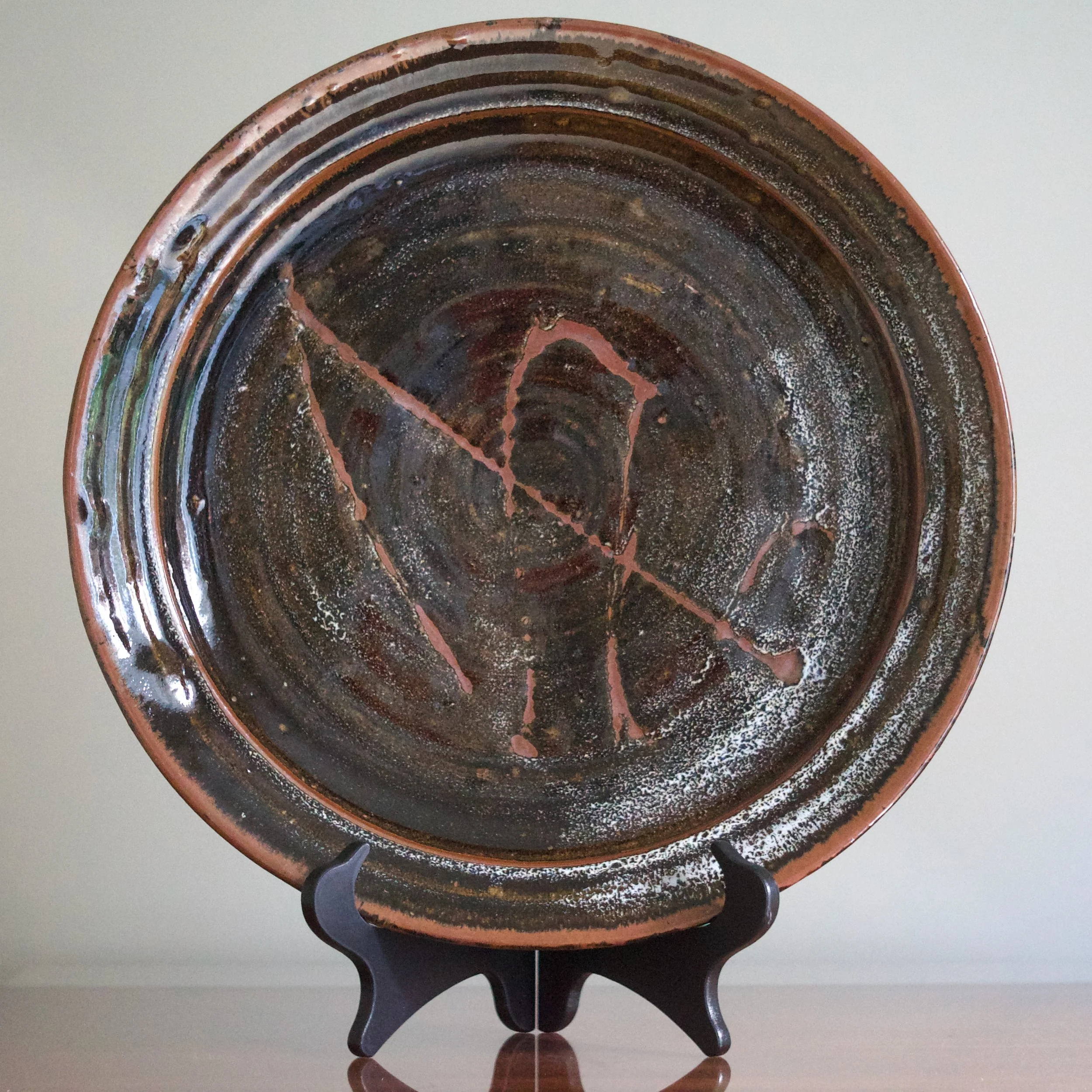 Heinz Laffin large stoneware charger