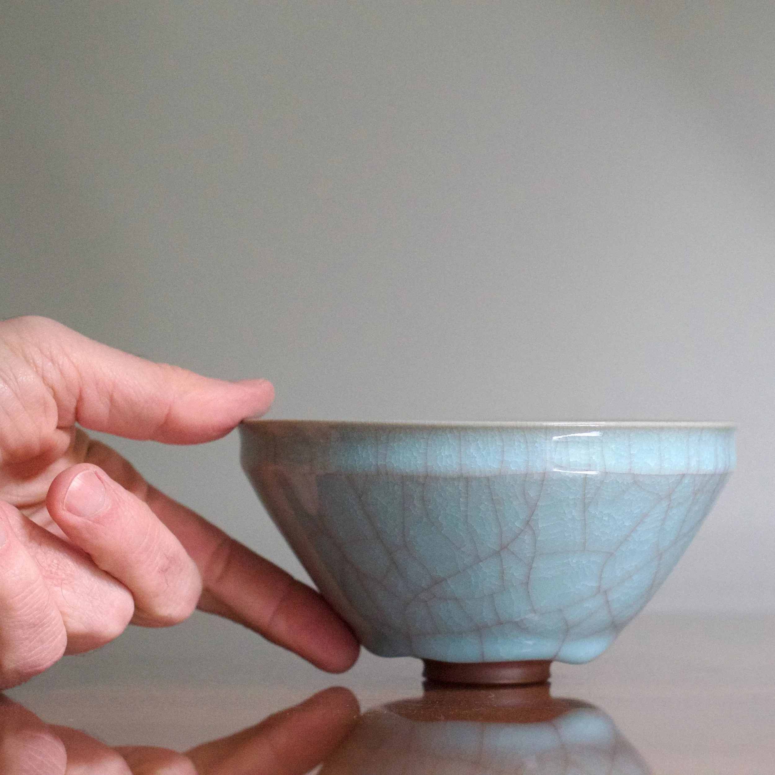 URAGUCHI MASAYUKI CELADON CHAWAN TEA BOWL