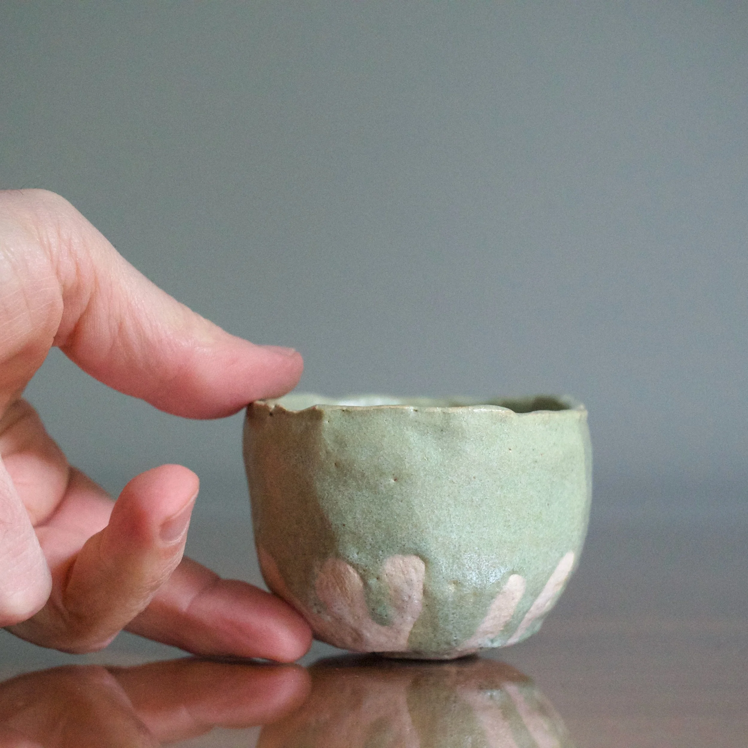 Hideki Yanashita jade raku guinomi 1