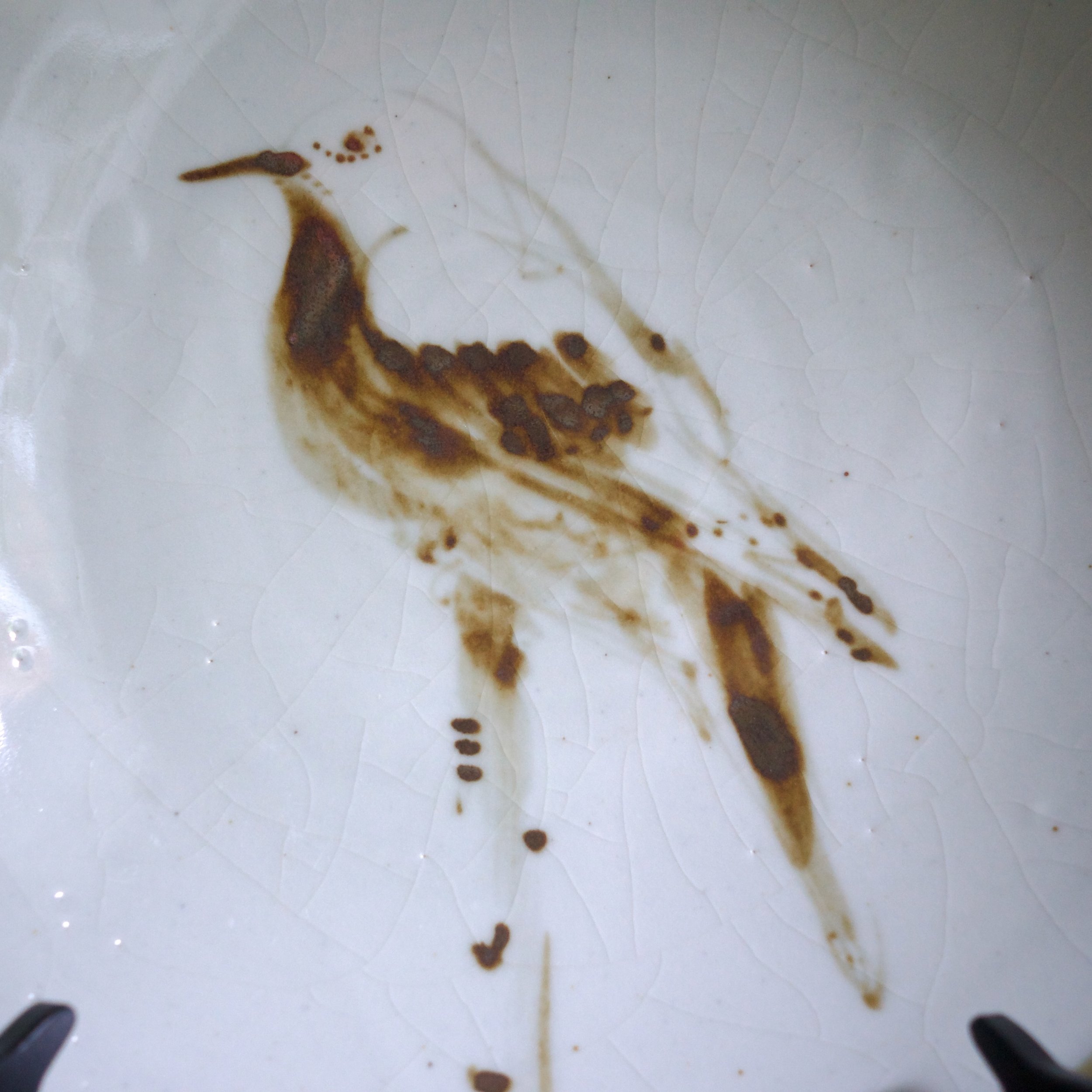 Wayne Ngan large bowl with bird