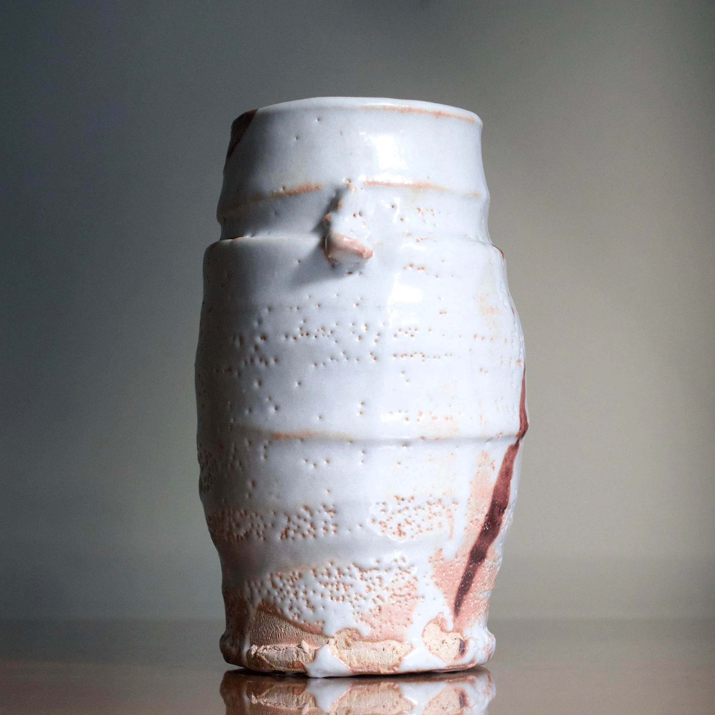 Ken Matsuzaki shino vase 
