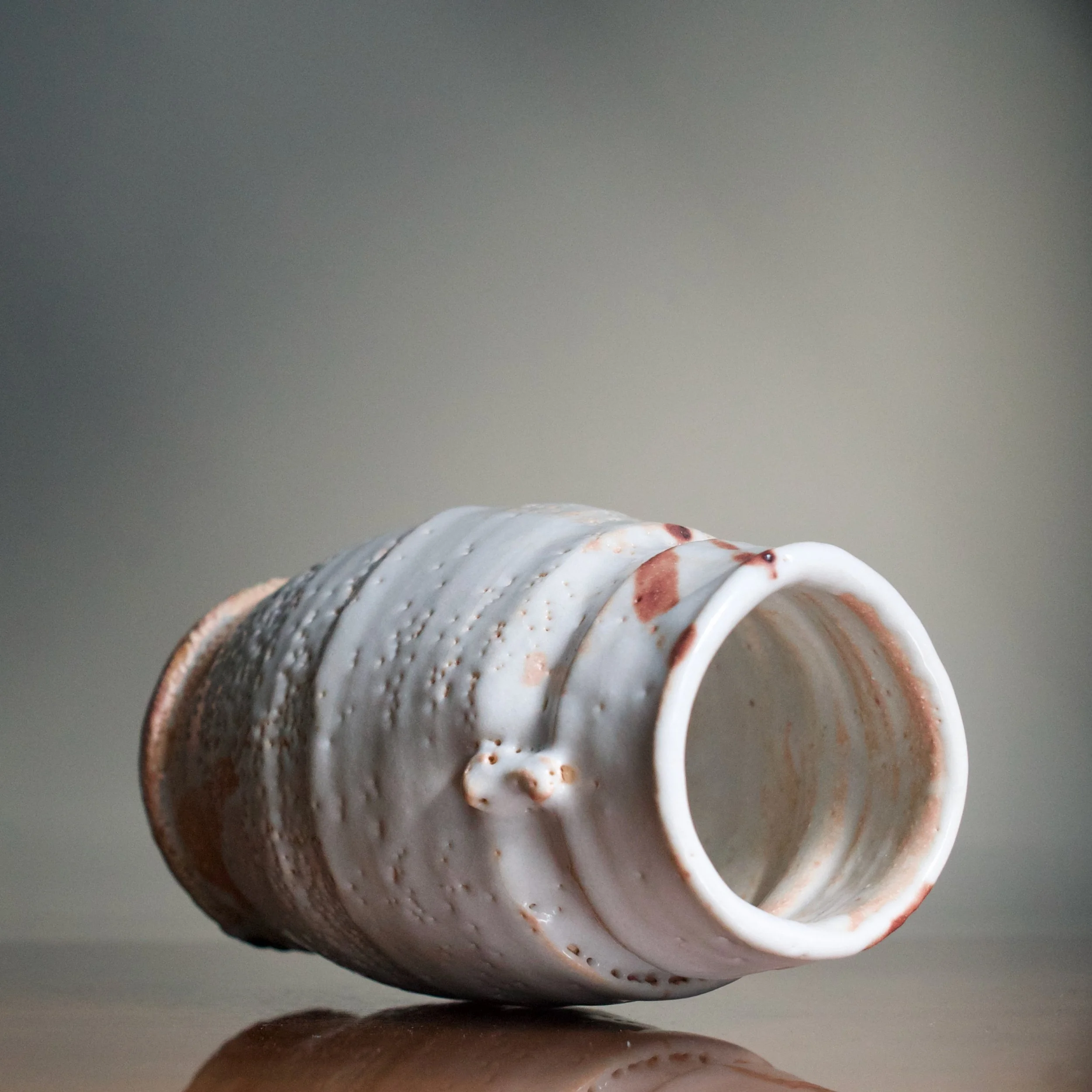 Ken Matsuzaki shino vase 