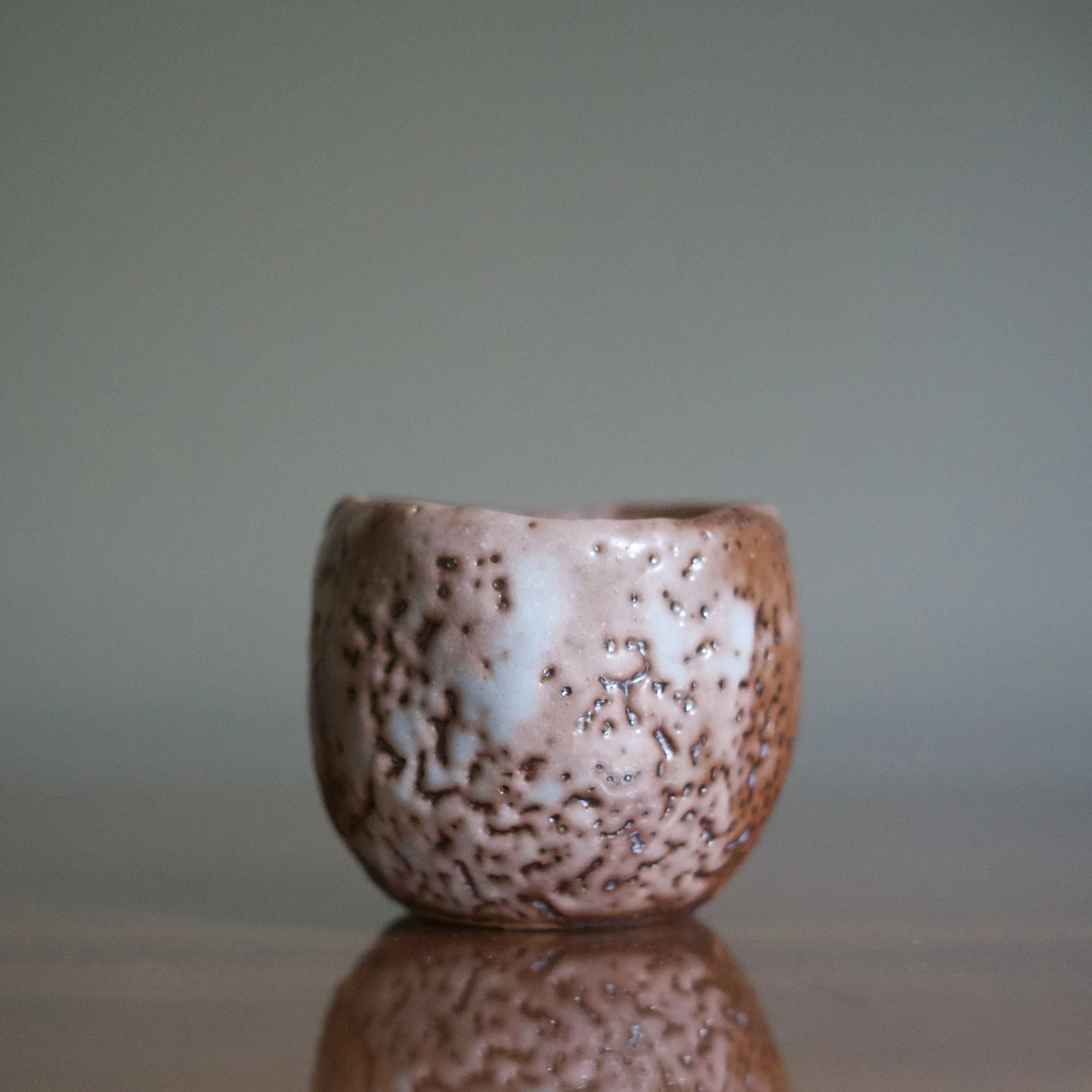 SHIGEMASA HIGASHIDA Shino guinomi sake cup