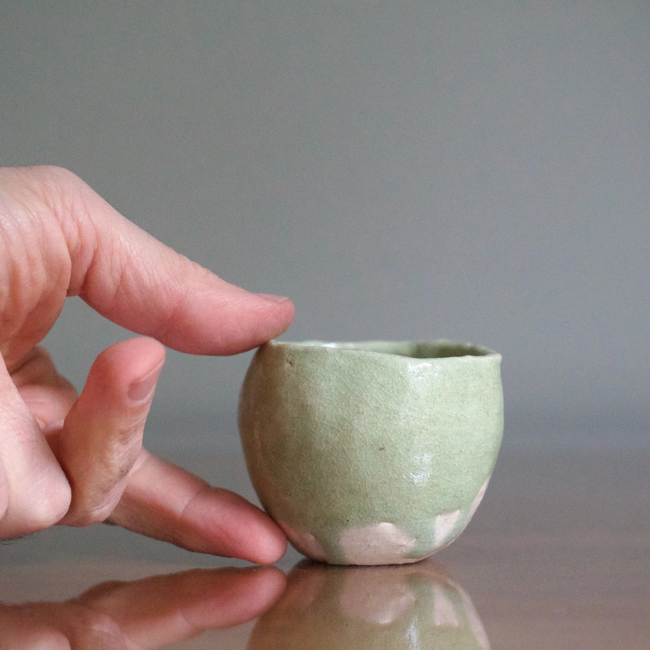 Hideki Yanashita jade raku guinomi 3