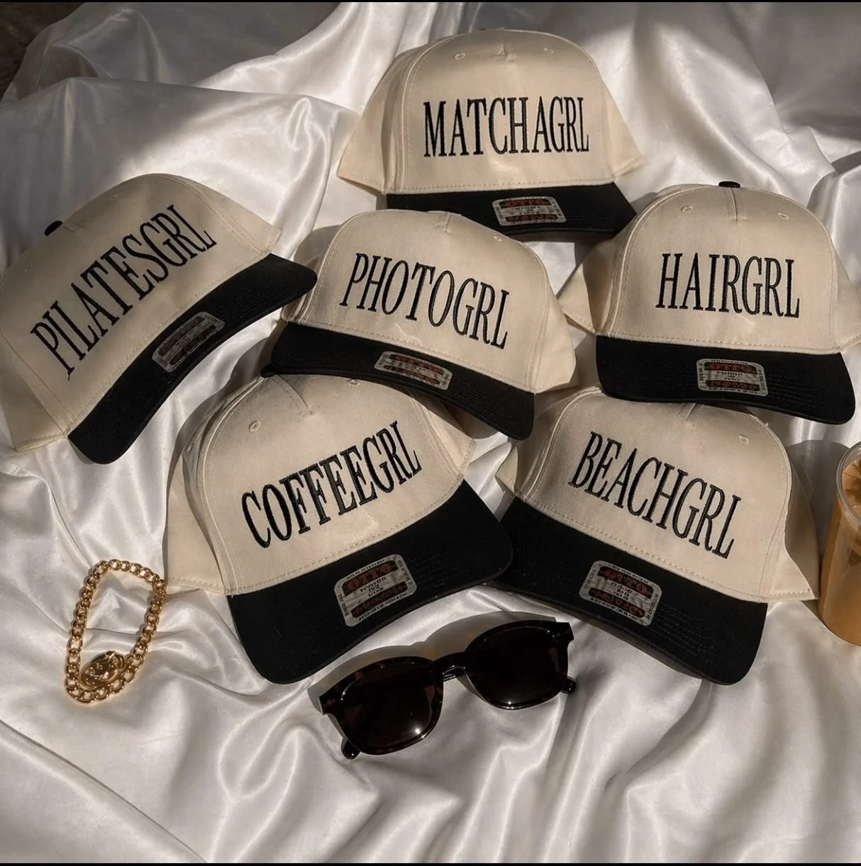 Serving looks for every mood 🤍✨
Which GRL are you today? So many more options available on our website kaitscollection.com 😉

#KaitsCollection #HatDrop #GirlEra #CustomHats