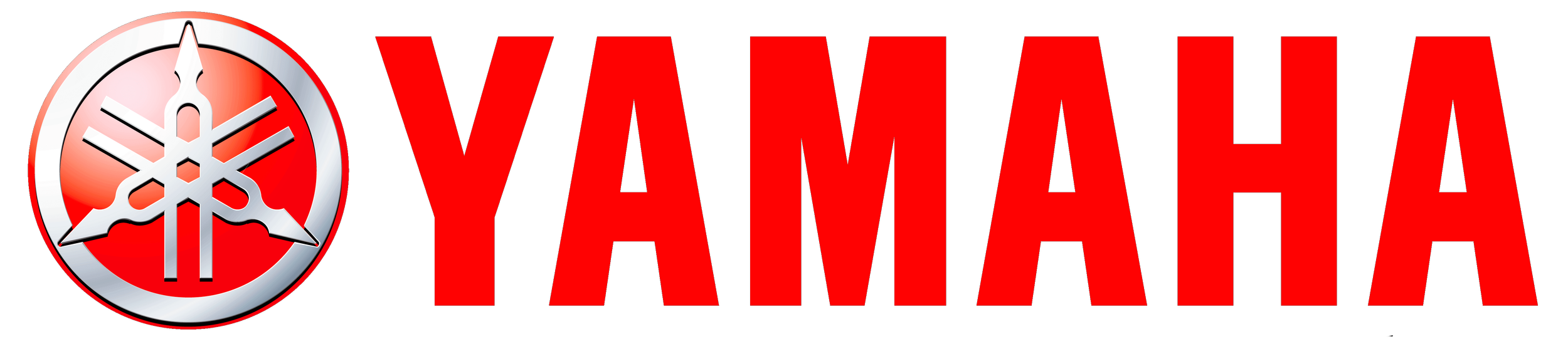 Yamaha logo with the word "YAMAHA" in red capital letters.