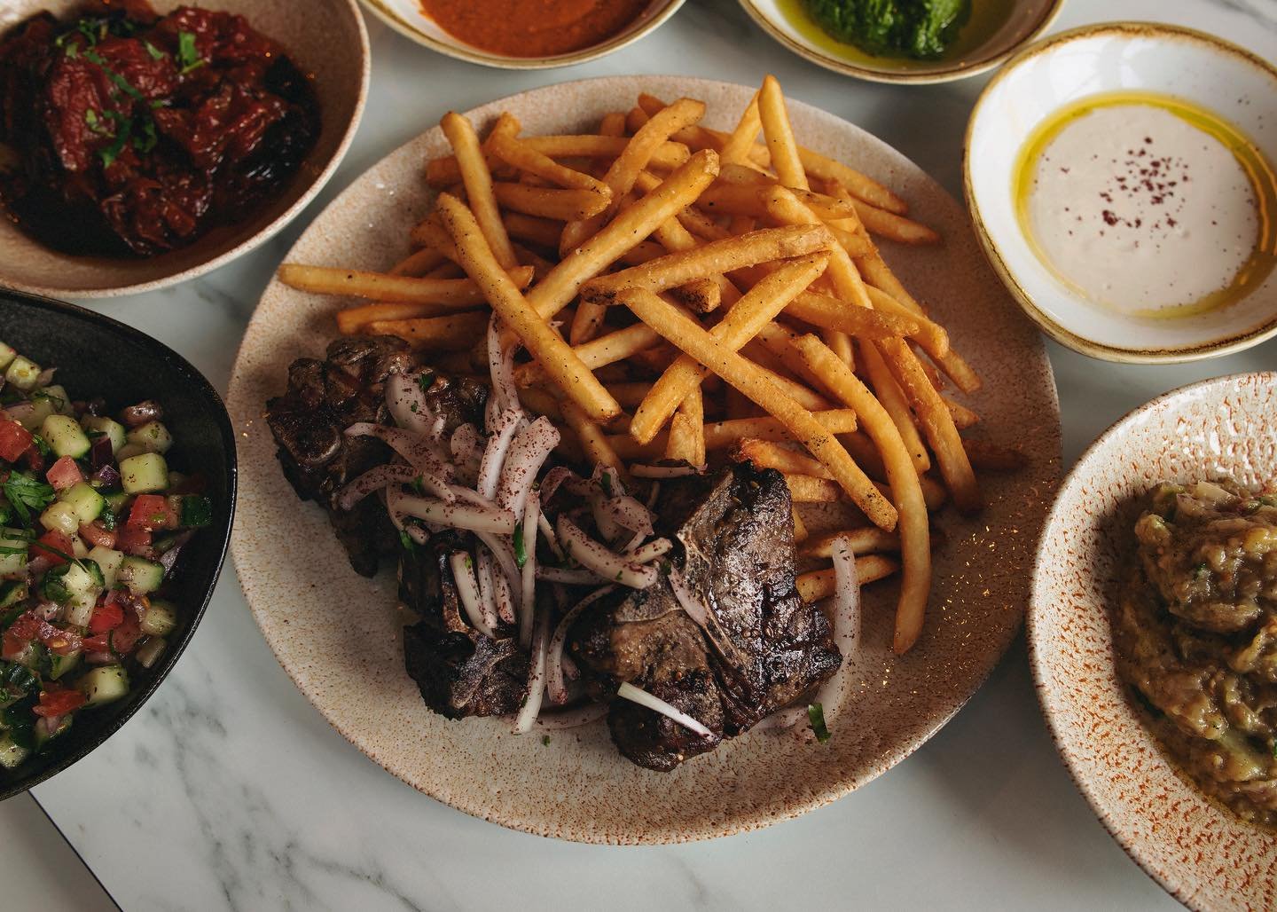 Okay, but like&hellip; have you even had our lamb chops? Because they are everything. A char-grilled and perfectly encrusted with seasoning exterior against a (cooked to your liking) tender and juicy interior. Simply bursting with grilled, meaty, lam
