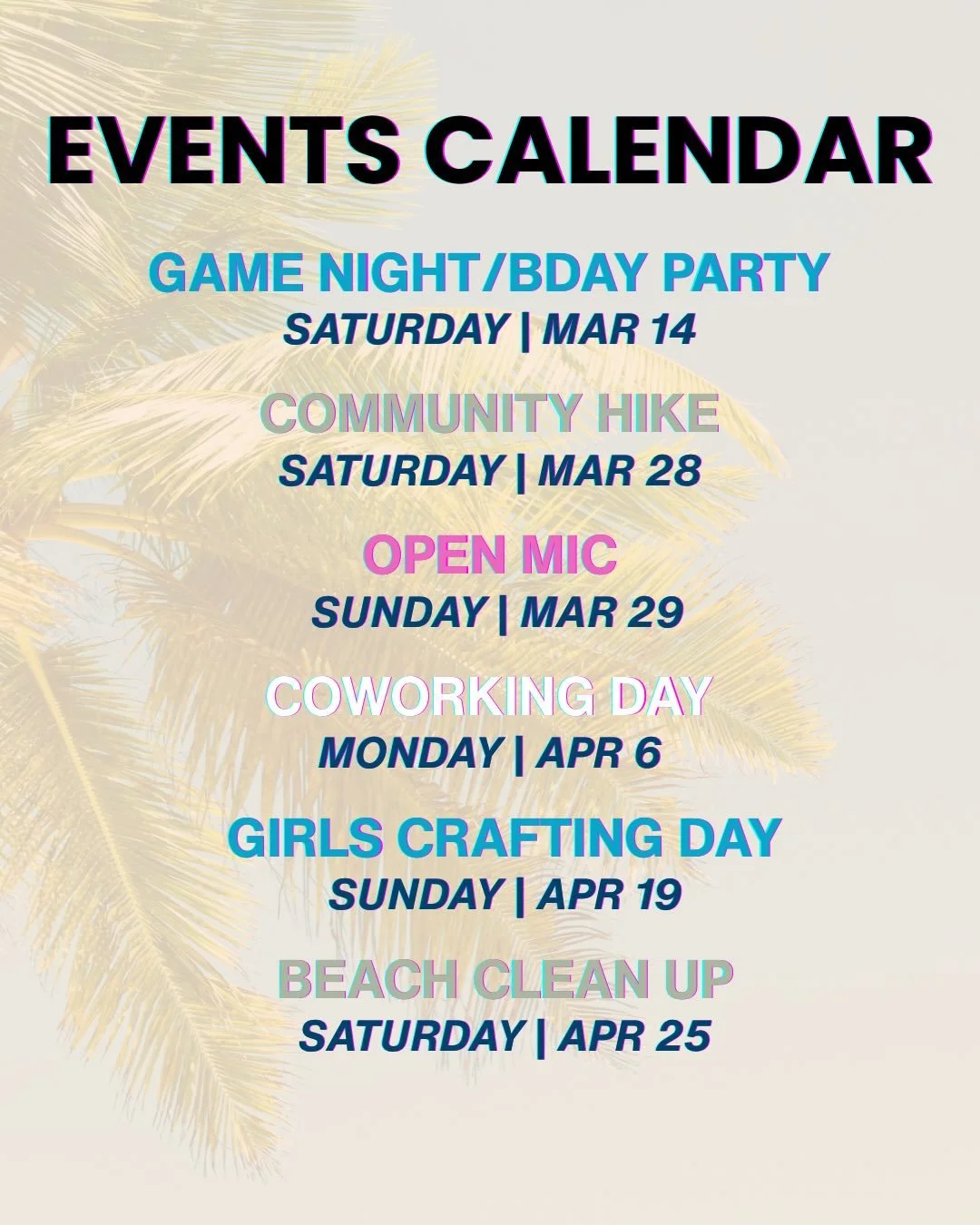 Save this and come join us 🫶🏼