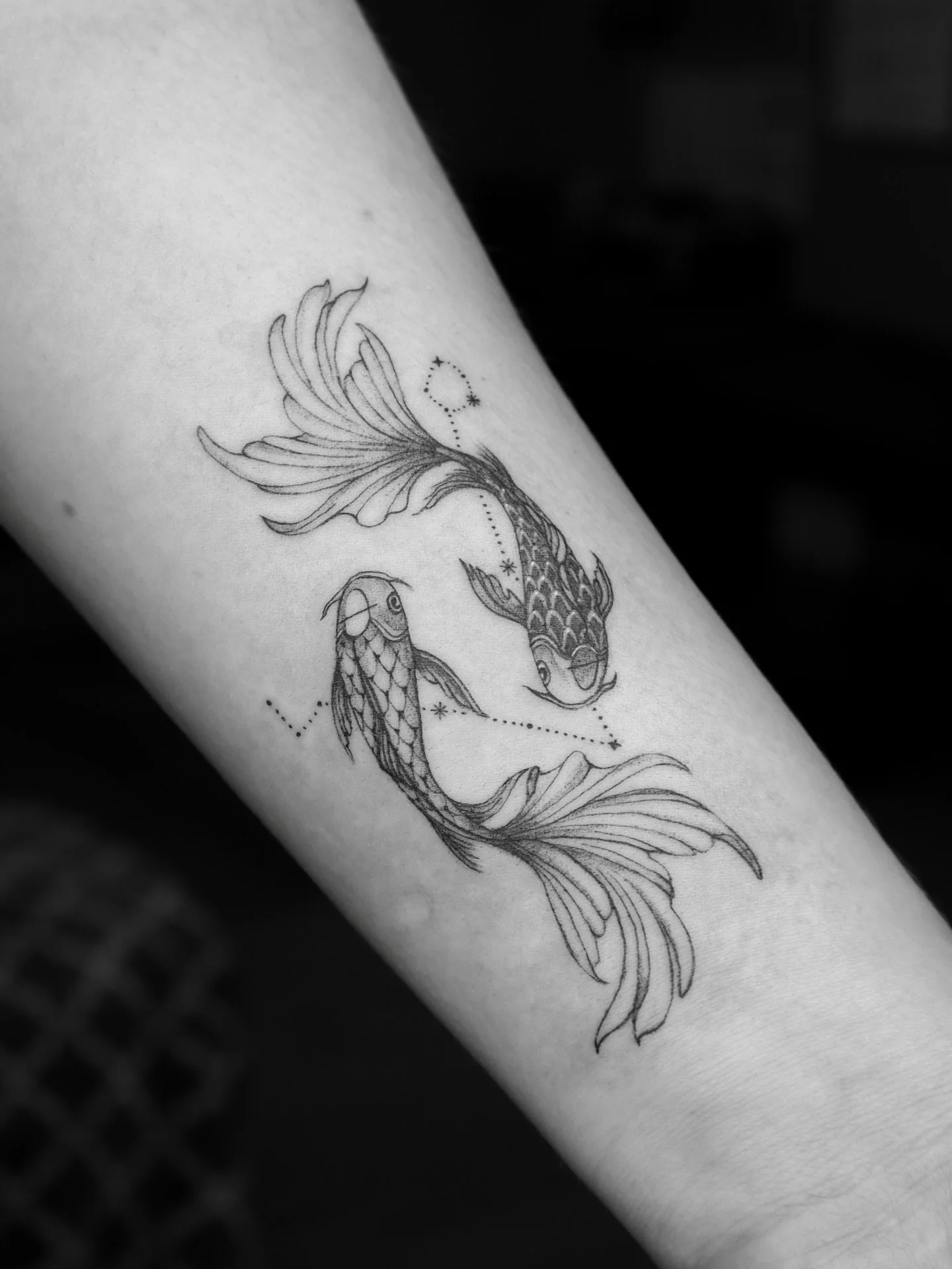 Pisces flow ♓️
Two souls swimming in balance 🌊
Thank you so much, Kayla, for trusting me with your sea-creatures ocean theme.

➻ ➻ ➻ ➻
✶ Done at Level Up Studio | 📍Tacoma, WA
✶ NOVEMBER &ndash; DECEMBER BOOKINGS ARE OPEN!
✶ Link in my bio to inquir