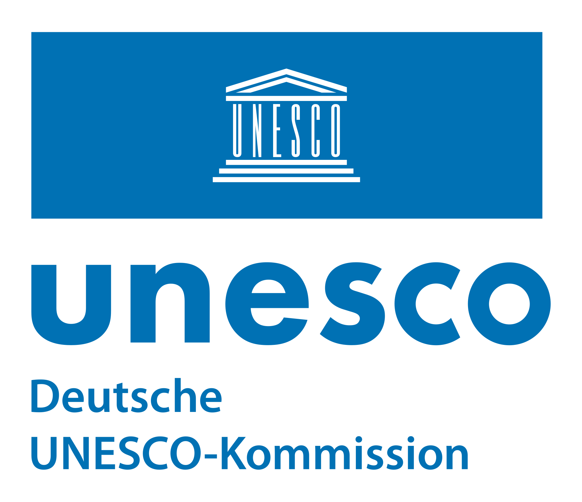 Blue Logo of the German Commission for UNESCO