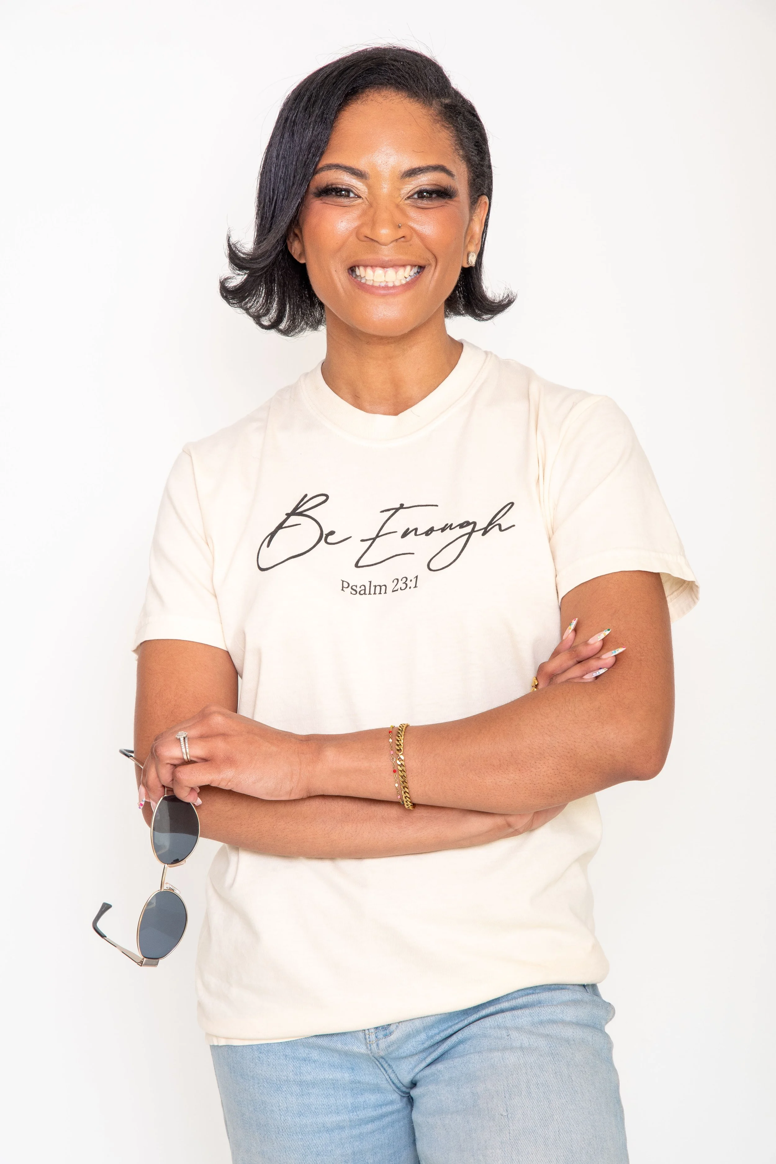 Be Enough Tee - Cream