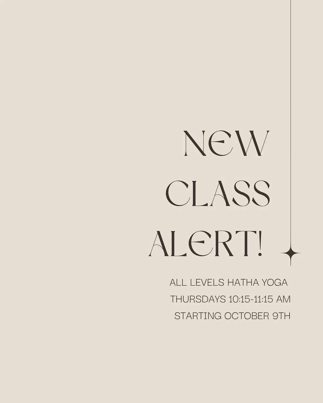 ✨ New Class Alert! Join @sierralaurelyoga for Hatha Yoga &ndash; All Levels Thursdays 10:15&ndash;11:15 AM at Two Waves Yoga.

Sierra&rsquo;s classes blend mindful movement, breath, and relaxation to help you unwind, reset, and reconnect. People of a
