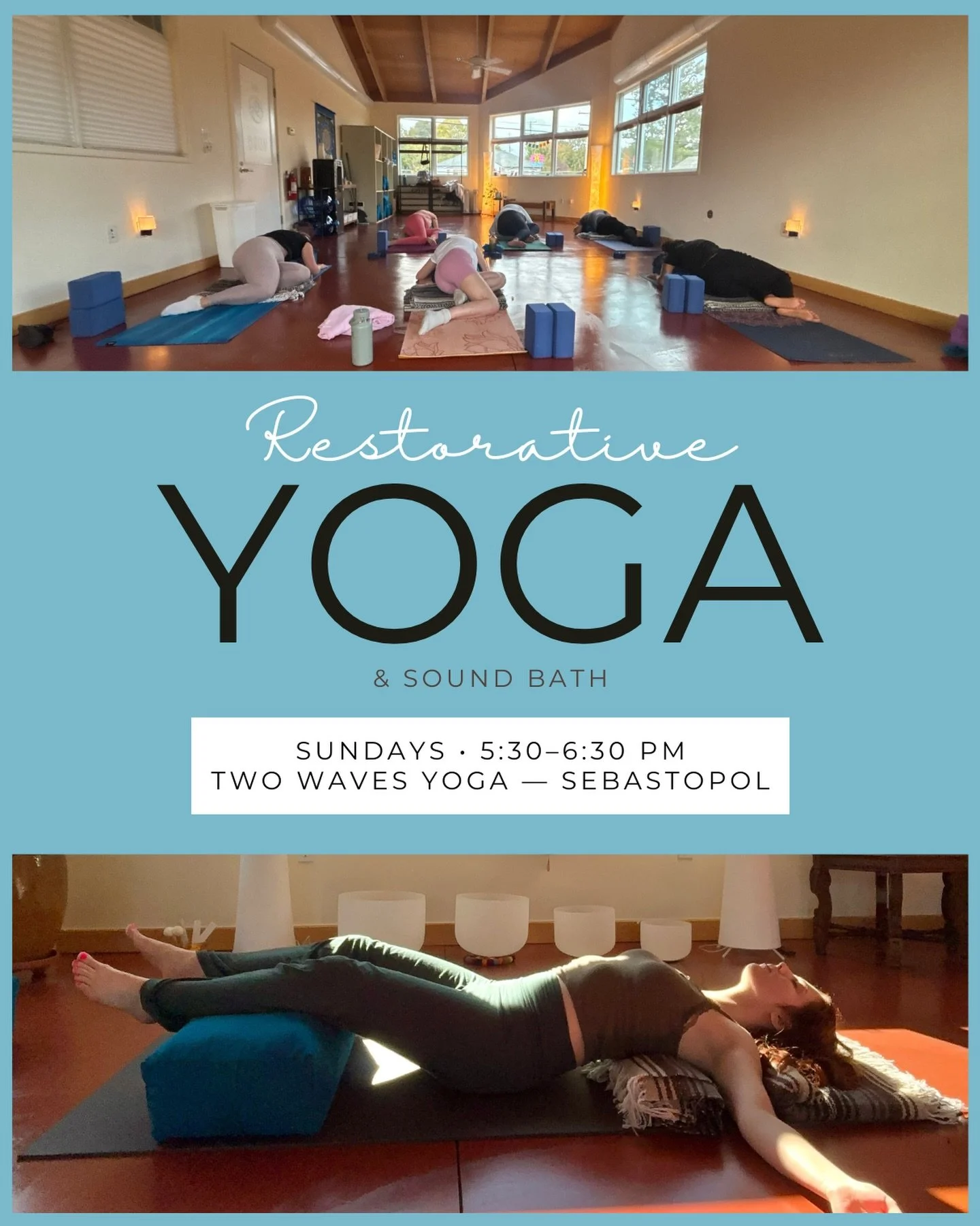 Settle into deep rest in this calming, fully supported restorative yoga class designed to soothe the nervous system and release stress. Using bolsters, blankets, and blocks, you&rsquo;ll relax into gentle, floor-based shapes held for 5-10 minutes eac