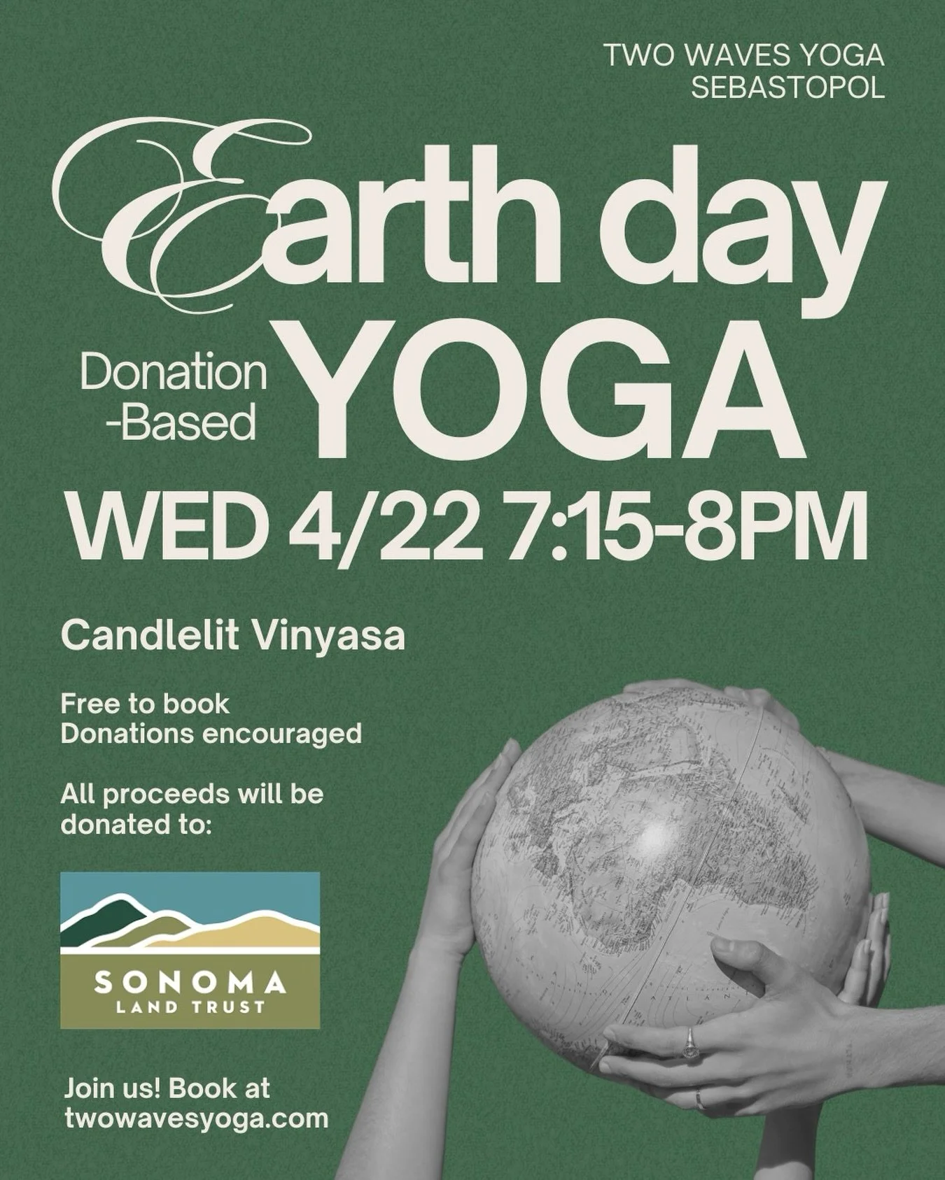 Expect a grounding, earth-centered guided meditation and a heat-building vinyasa practice.

This class is free to book, with donations encouraged.
Suggested donation: $5&ndash;35

Donations can be made via Venmo @ Kaya-Burke or in person with cash. A
