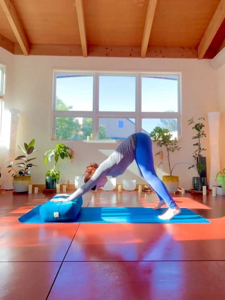 If flow classes feel intimidating or overly intense&hellip; try Yin!

Yin is a slower, mostly floor-based style of yoga where poses are held for 2&ndash;5 minutes using gravity and time to target deep layers of connective tissue.

Grounding, meditati