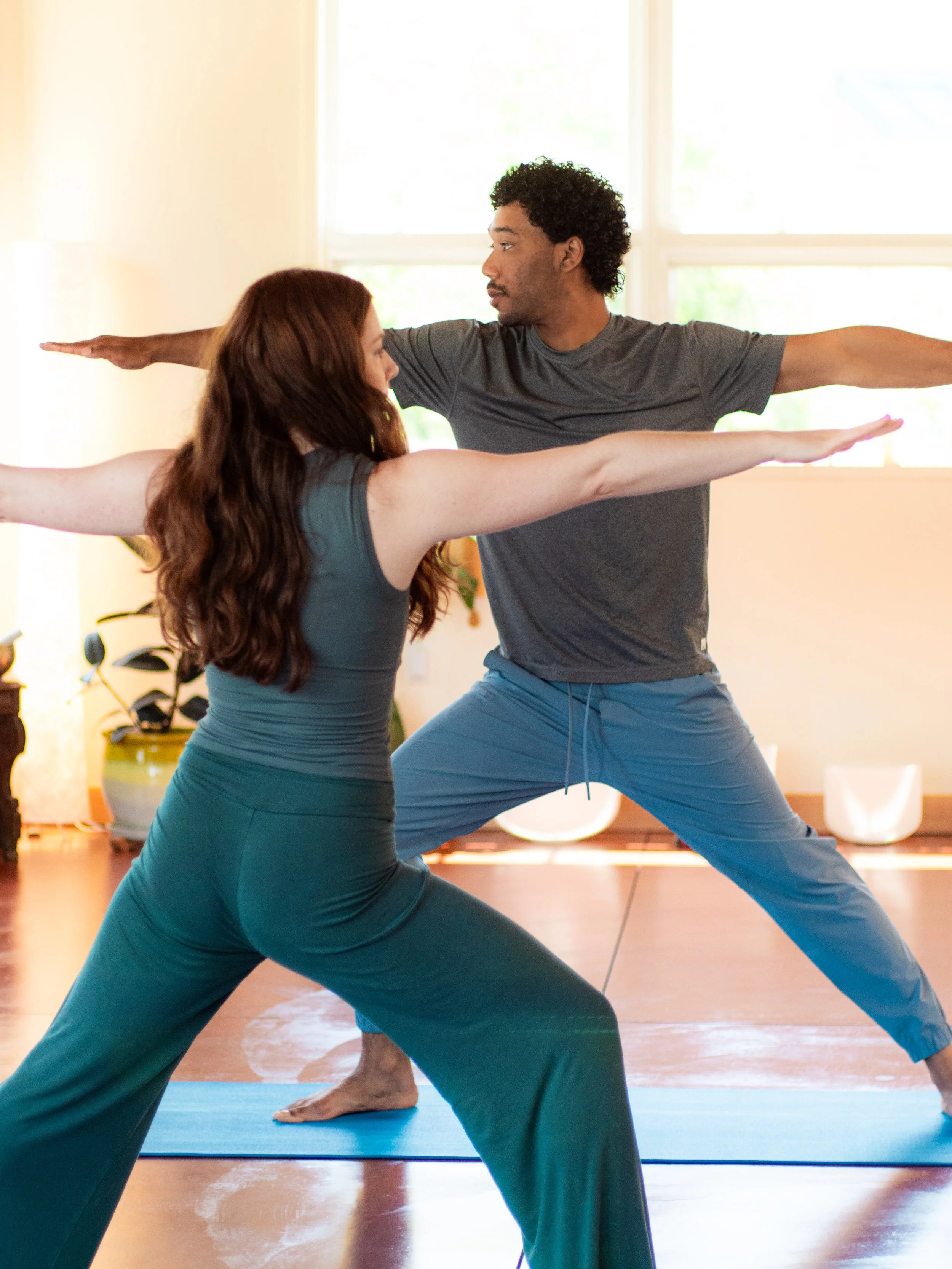 some days we come to build strength.
some days we come to slow down.
most days, it&rsquo;s a little bit of both. 

Photo by @sundog.studios 

#movementismedicine
#mindfulmovement
#yogacommunity
#vinyasa
#findyourflow