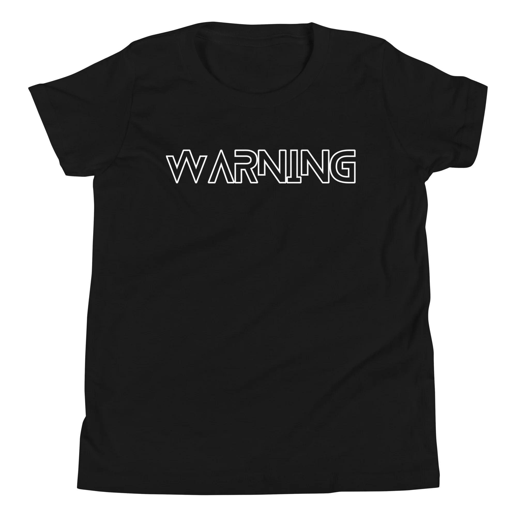 Youth Tee — 'WARNING' "Alpha off the Algorithm"
