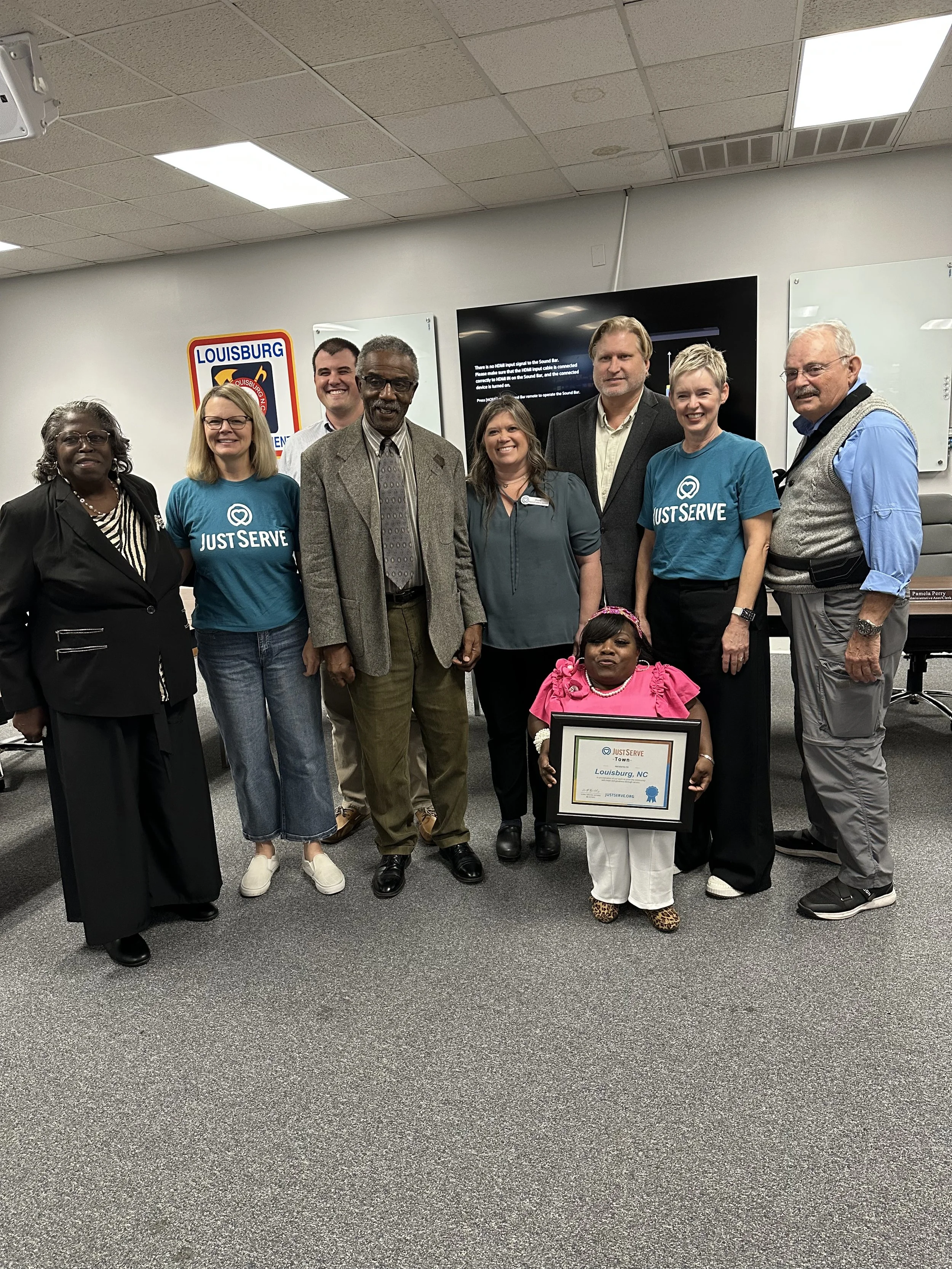 Louisburg Recognized as a JustServe Town