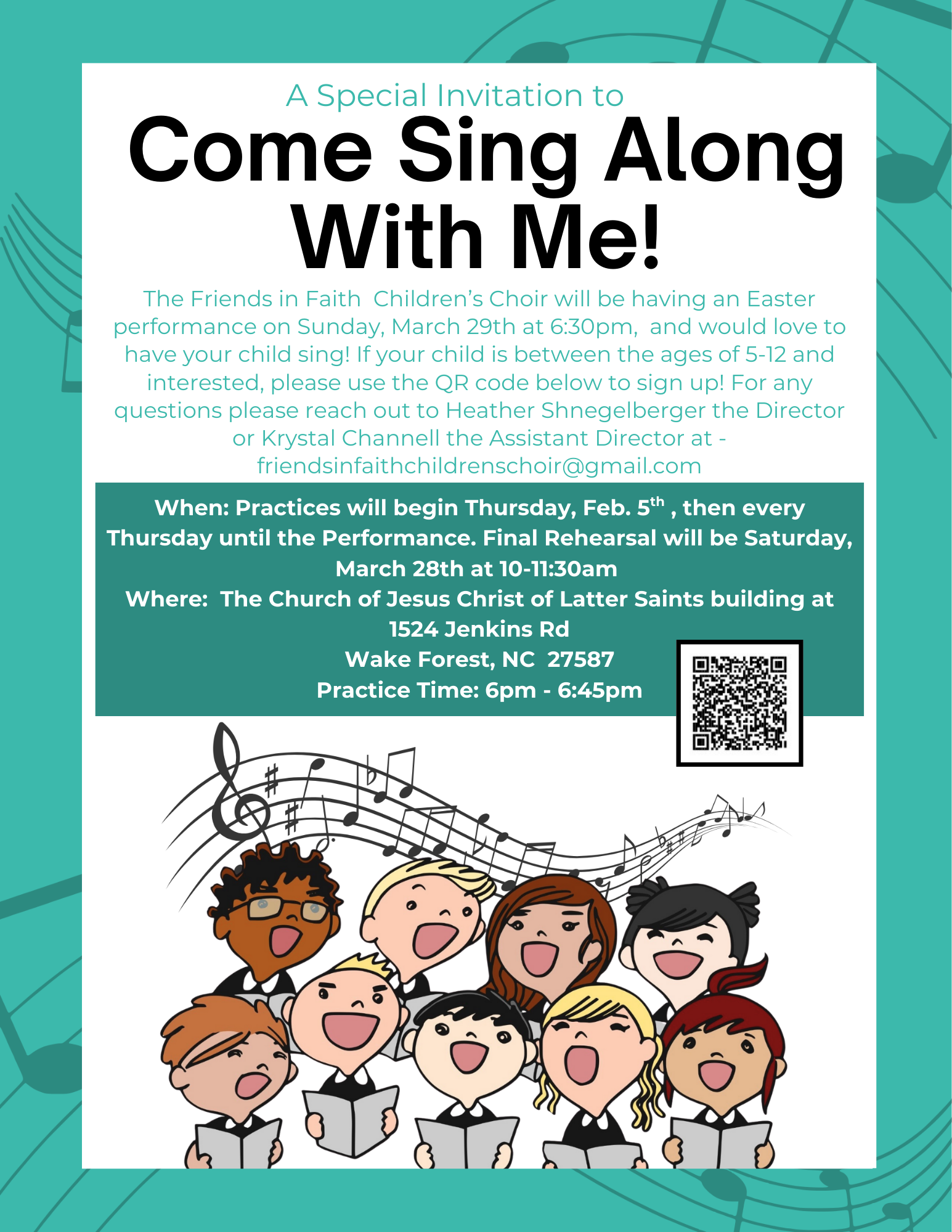 Friends in Faith Children's Choir Performance