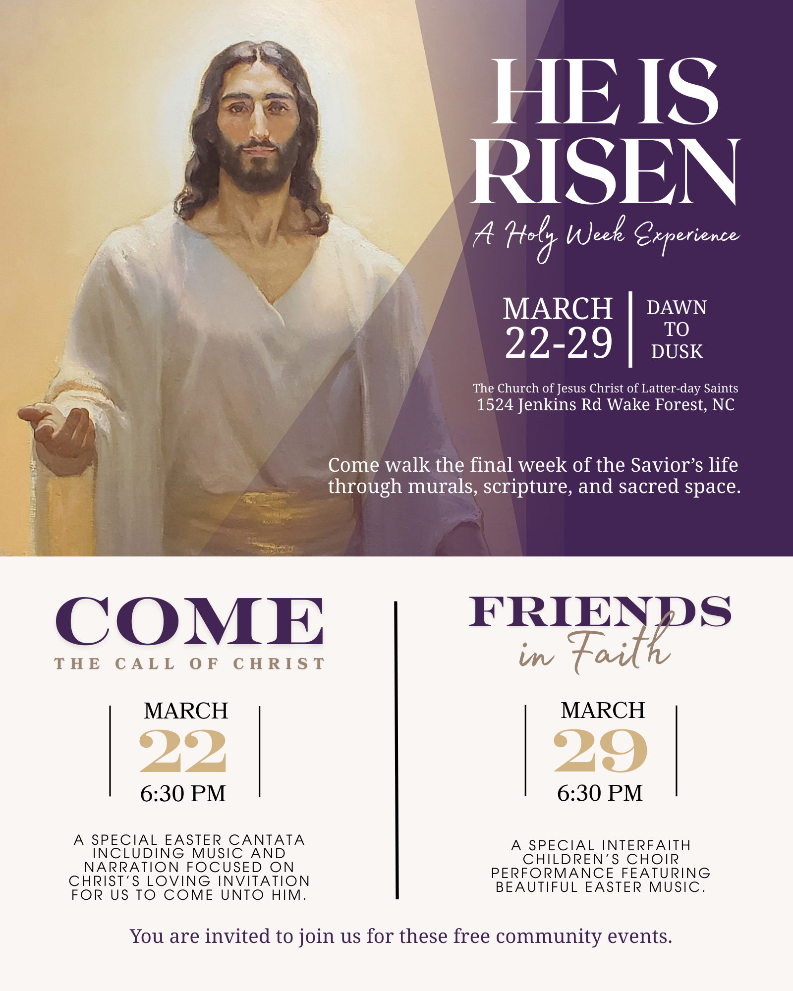 Walk With Him: Experiences for a Meaningful Easter