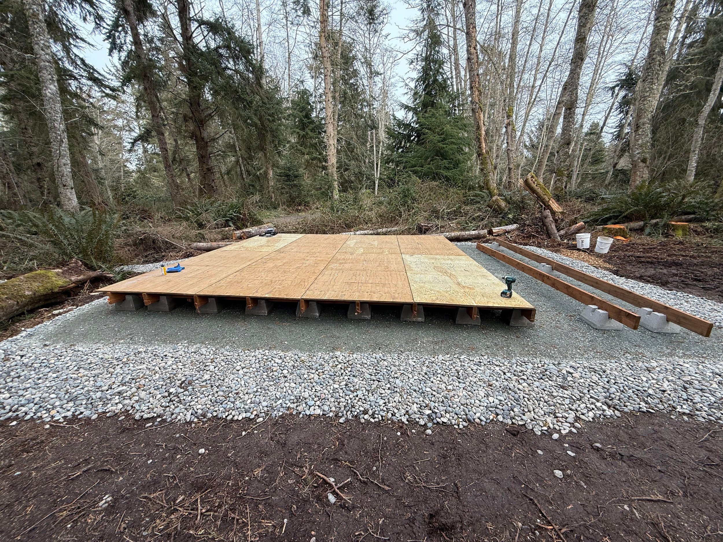 Tent platform