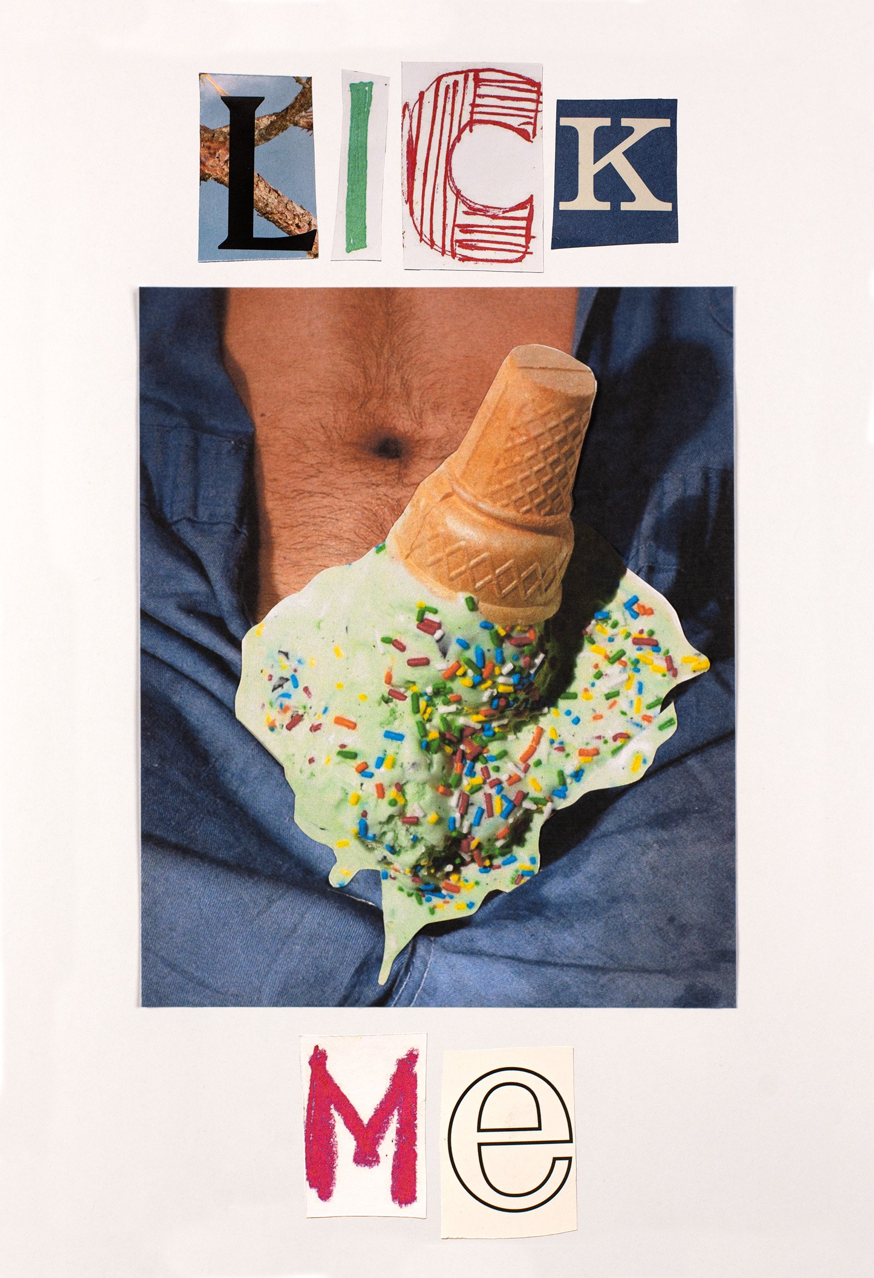 Lick Me - '26 Analog Collage