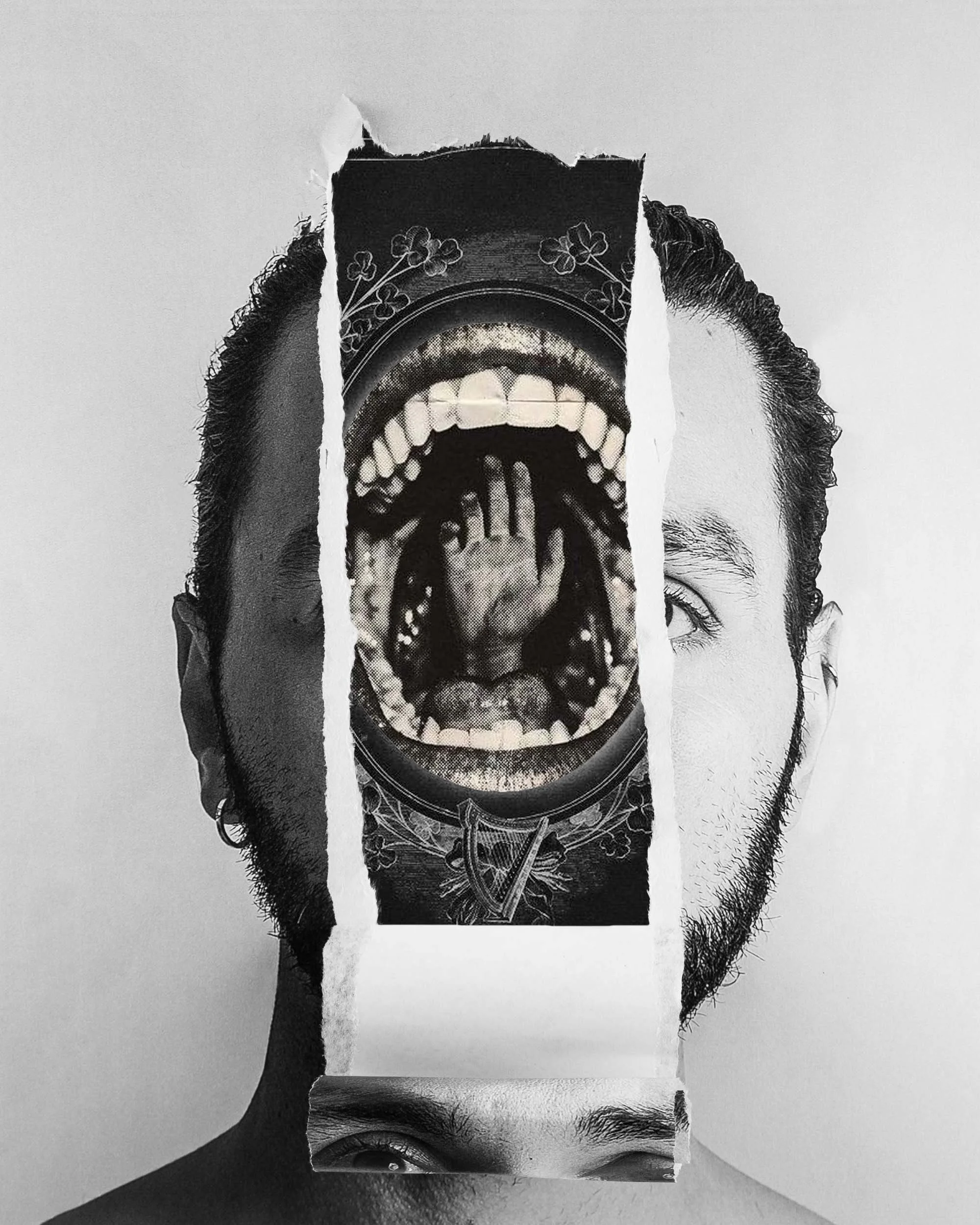 Fear - '18 analog & digital collage