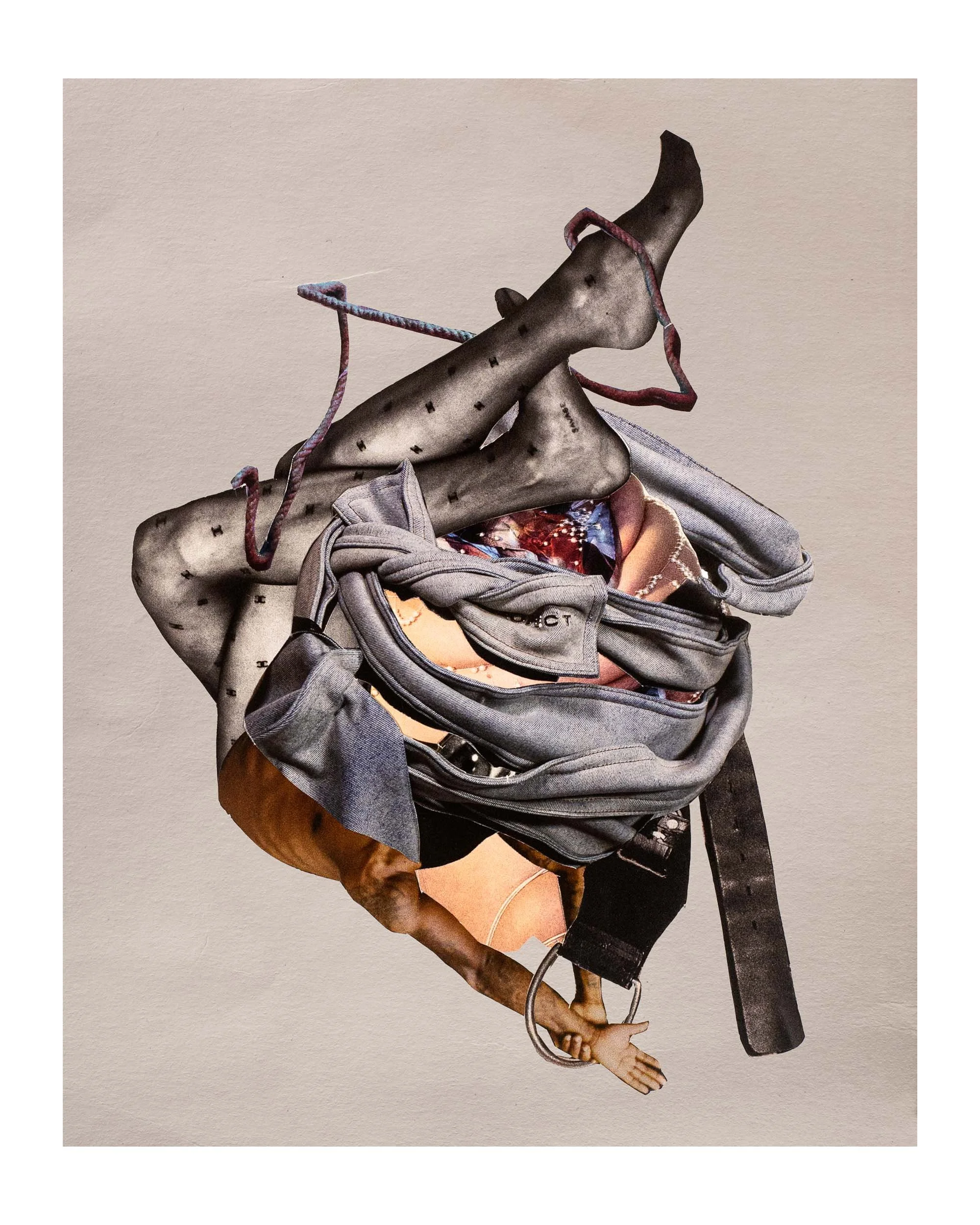 tied in a knot #3- '25 Analog collage