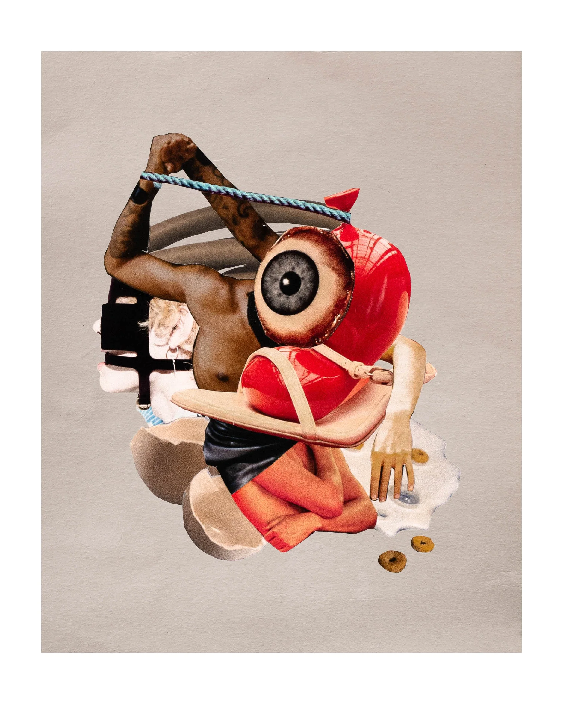 tied in a knot #1 - '25 Analog collage