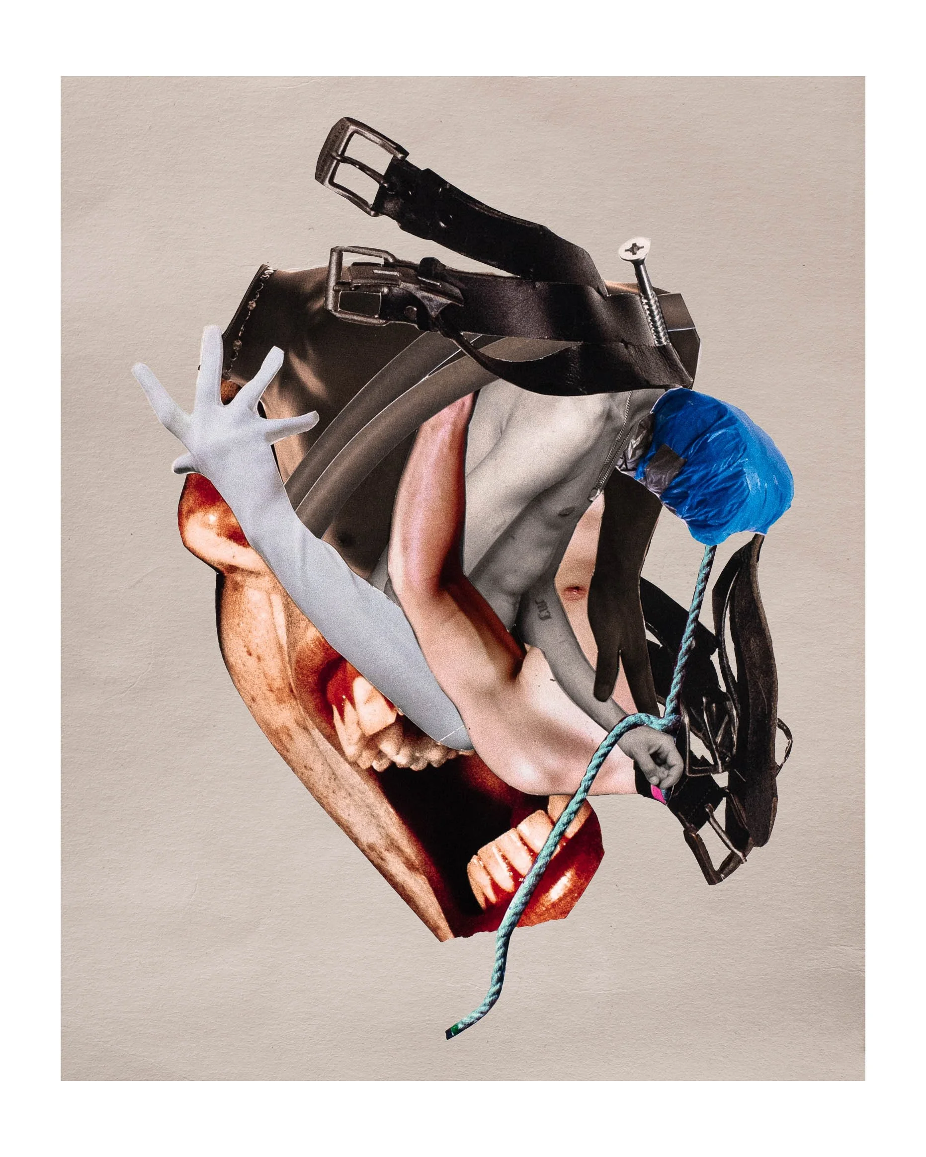 tied in a knot #2 - '25 Analog collage