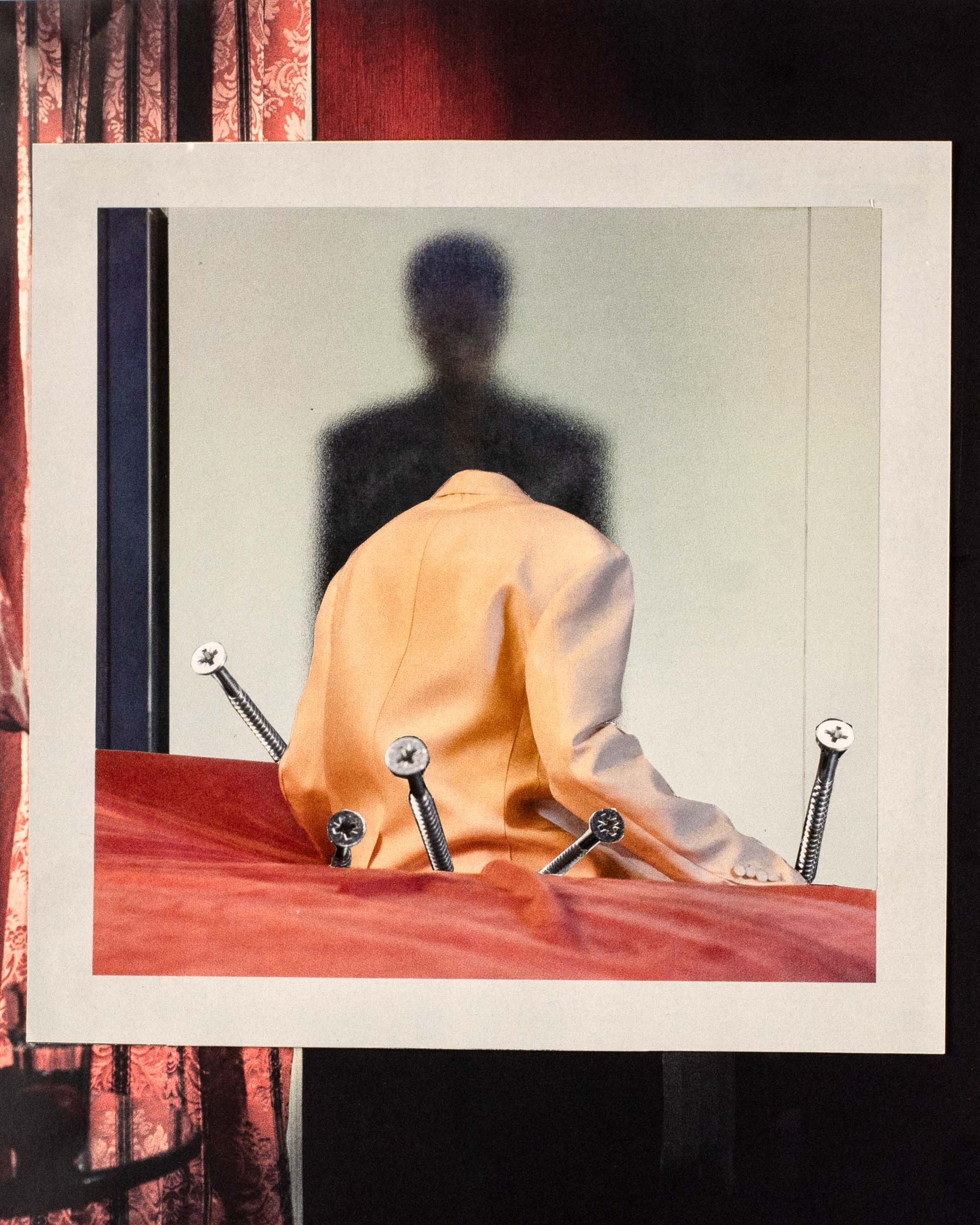 when fear holds you down - '25 analog collage