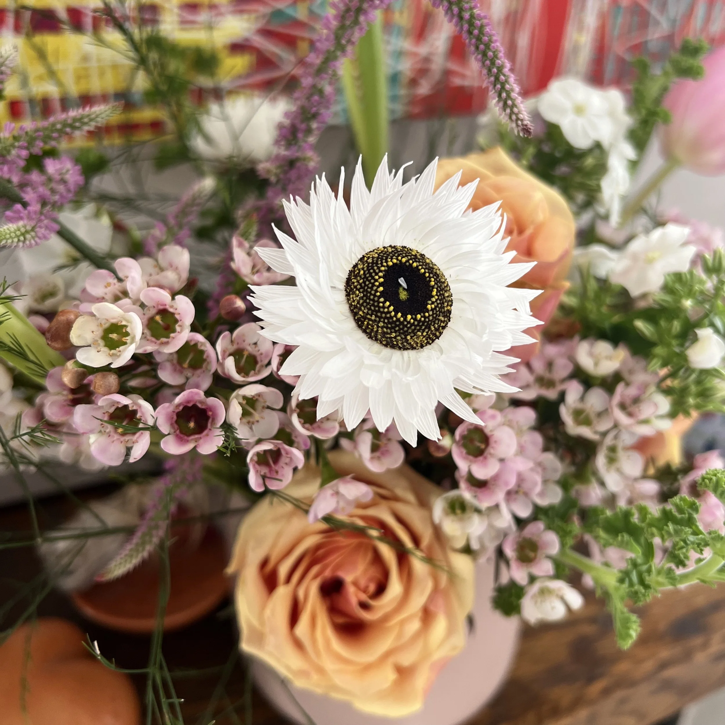 Valentine’s Day flower arrangement