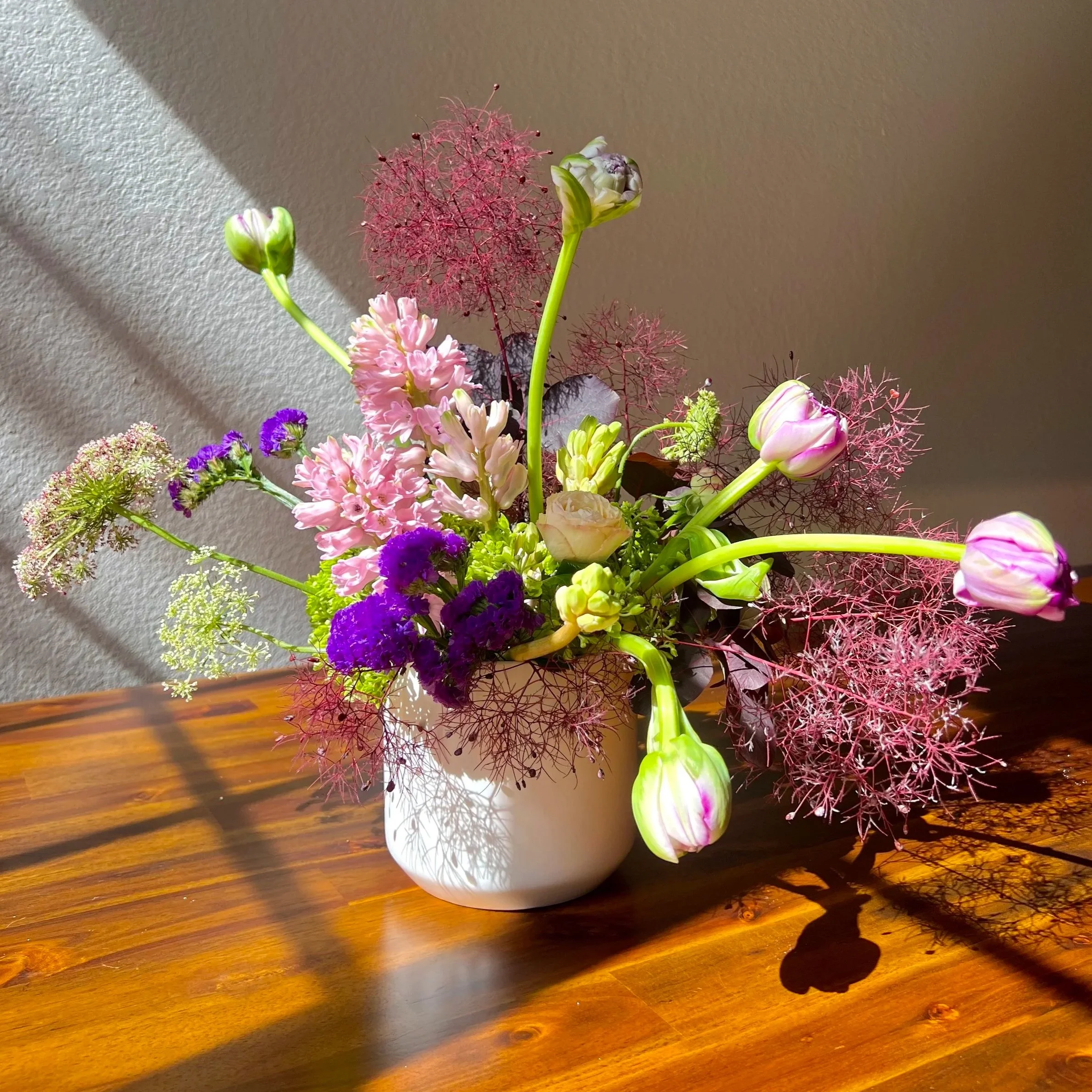 Wilder Bloom's elegant Mother’s Day flower arrangement.