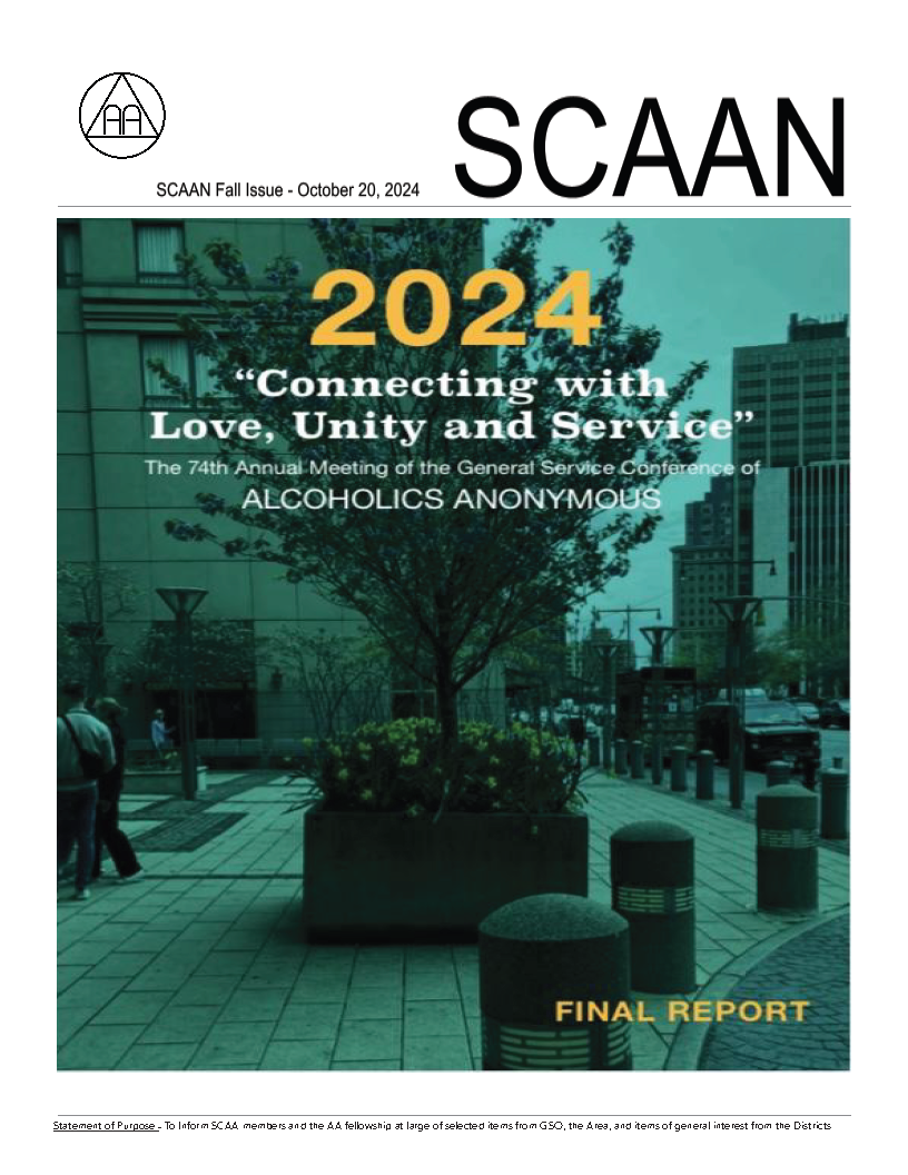 Fall 2024 SCAAN Cover