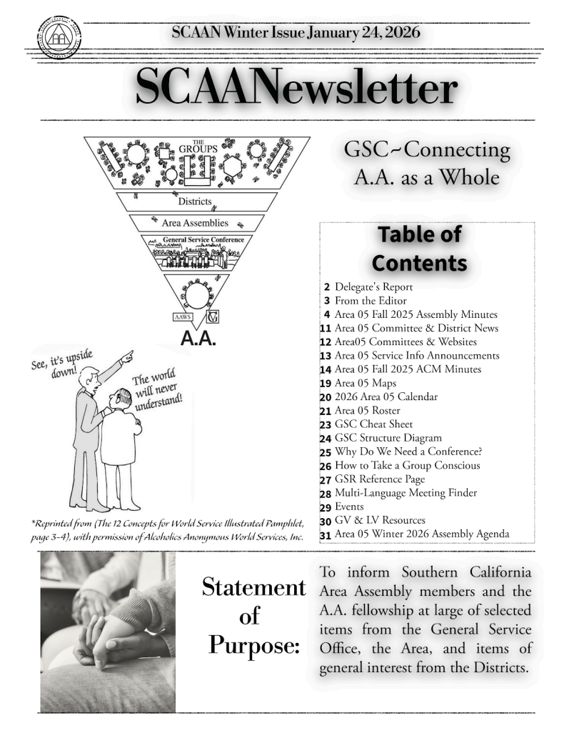 Winter 2026 SCAAN Cover