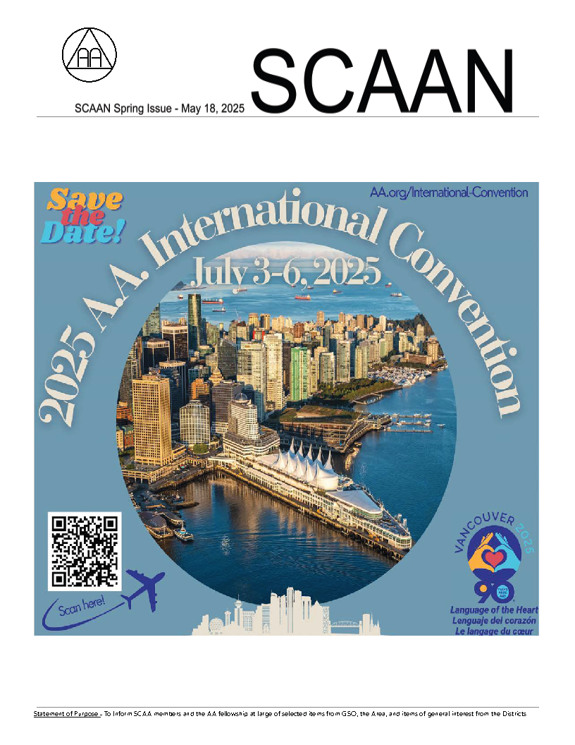 Spring 2025 SCAAN Cover