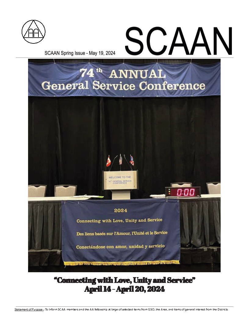 Spring 2024 SCAAN Cover